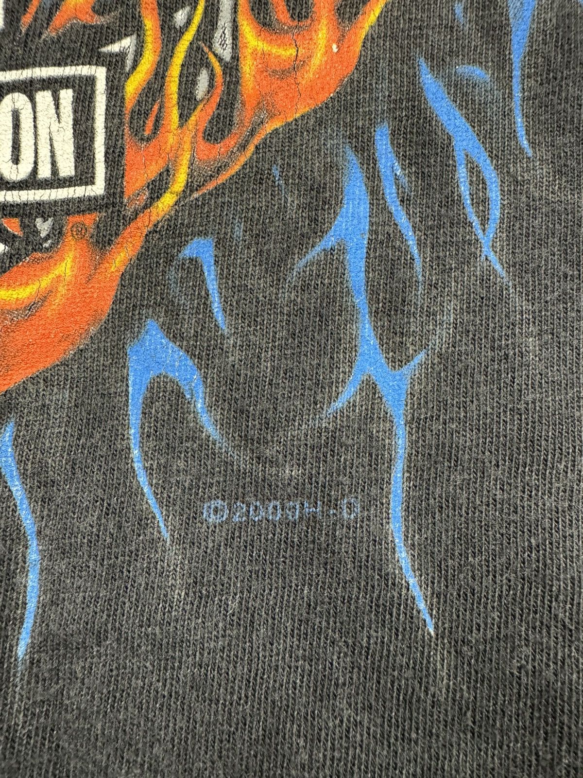 Harley Davidson Vintage 2000s Harley Davidson Eagle Faded Black T-shirt Size US M / EU 48-50 / 2 - 6 Thumbnail