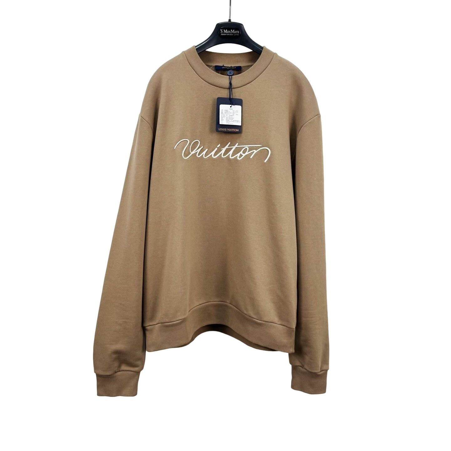Louis Vuitton Louis Vuitton Embroidered Script Sweatshirt XL Size US XL / EU 56 / 4 - 1 Thumbnail