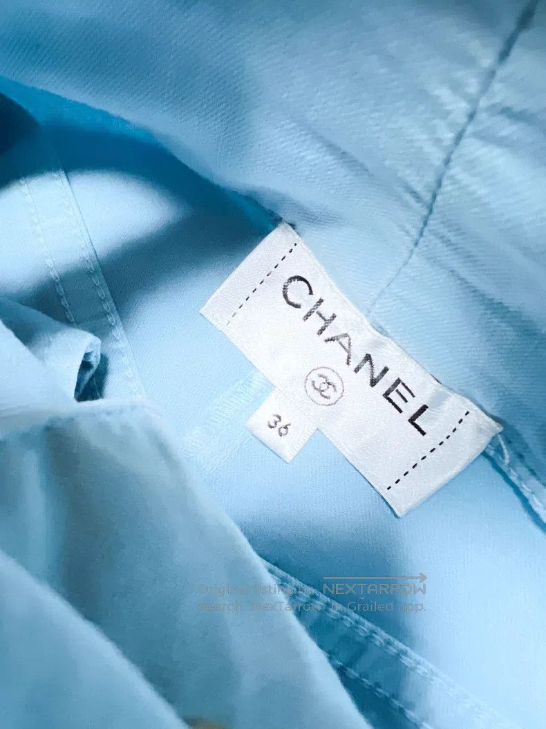Chanel Chanel High-waisted jeans and shorts with side straps Size 24" / US 00 / IT 34 - 5 Thumbnail