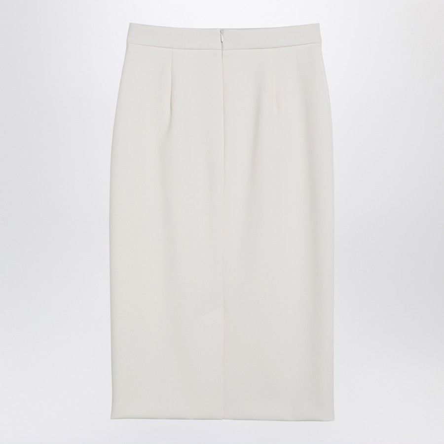 Max Mara o1d2blof0824 Midi Skirts in Ivory Size 27" / US 4 / IT 40 - 2 Thumbnail