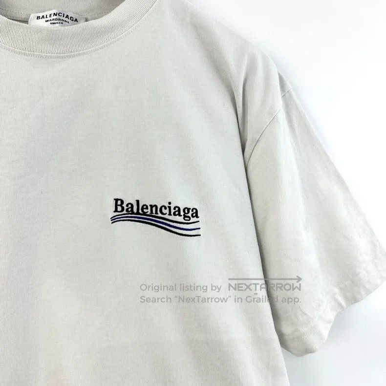 Balenciaga Balenciaga White chest Coke print embroidered logo short-s Size US XXS / EU 40 - 5 Thumbnail