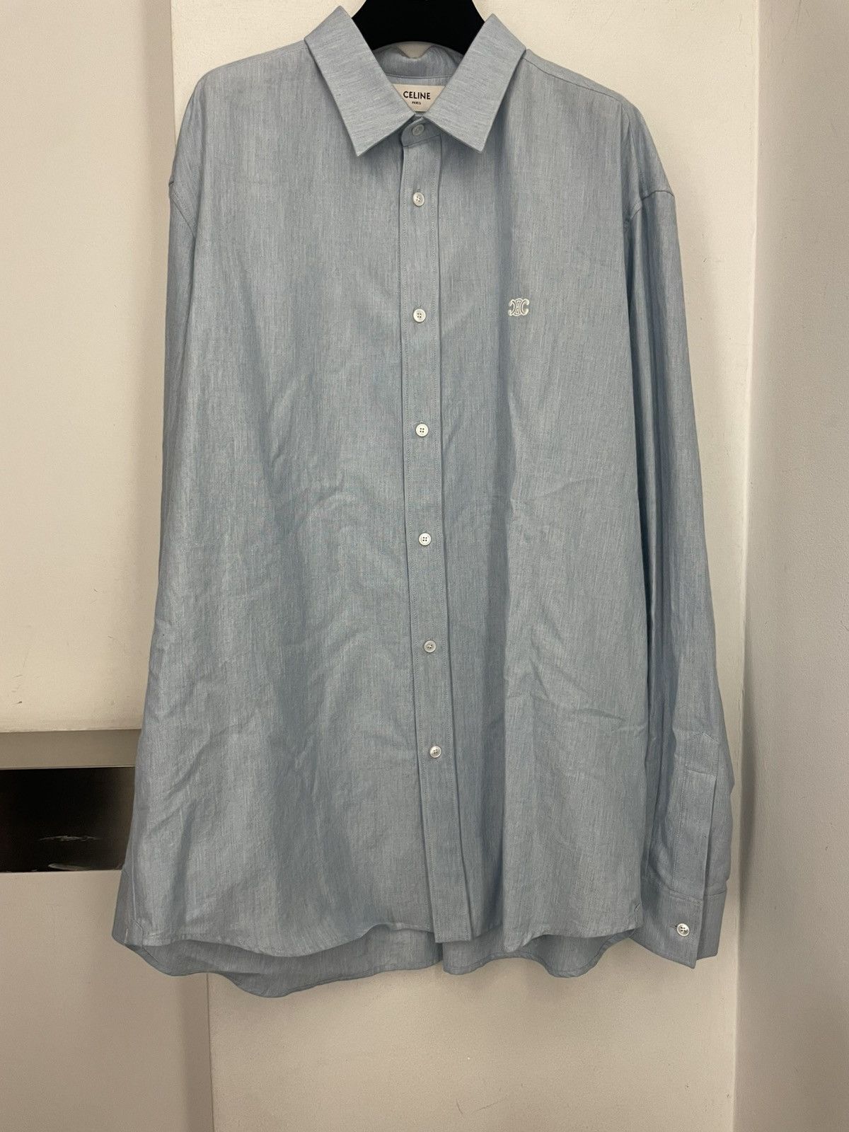 RELAXED SHIRT IN CHAMBRAY COTTON