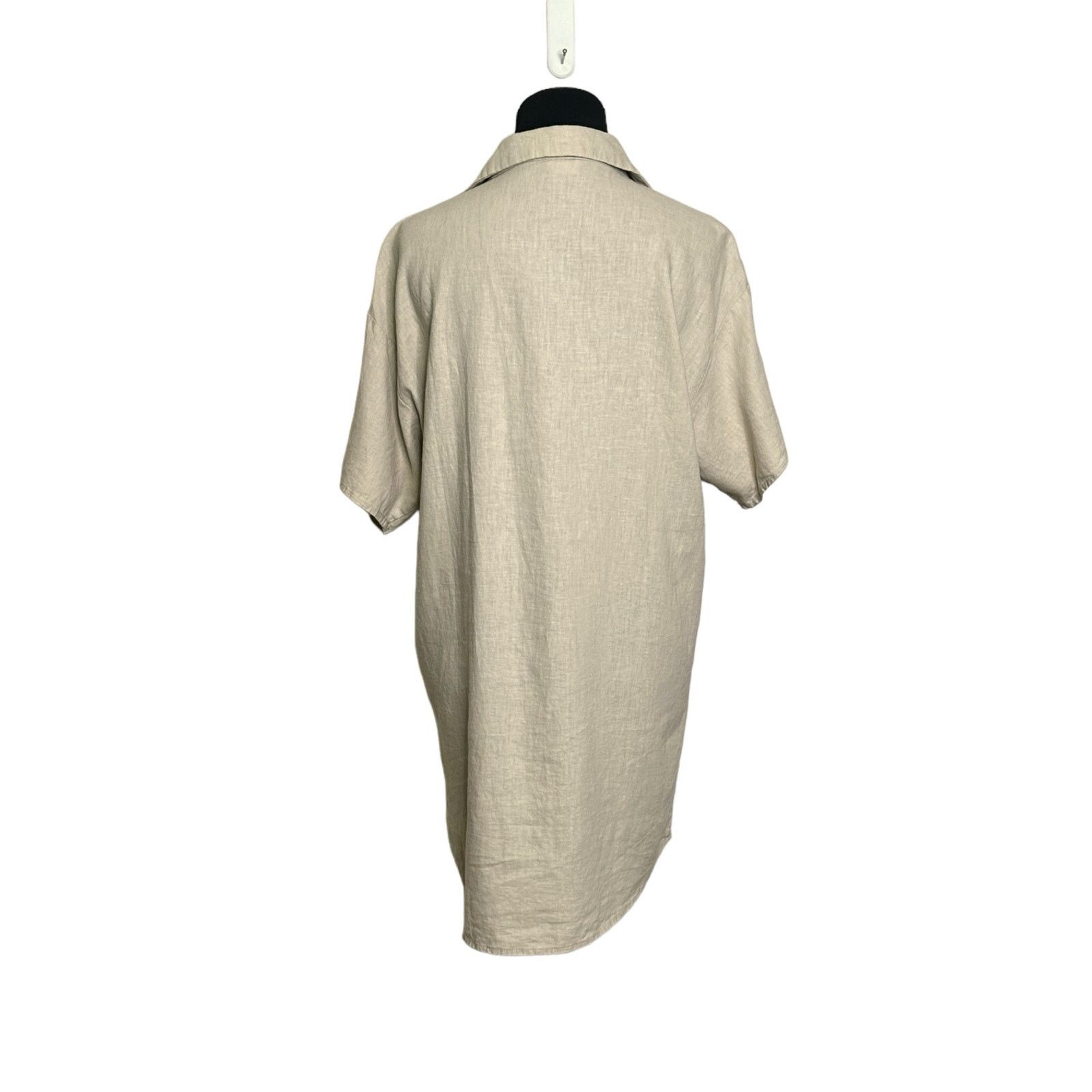 Cotton On Cotton:On beige short sleeves button shirt dress size XS Size XS / US 0-2 / IT 36-38 - 2 Thumbnail