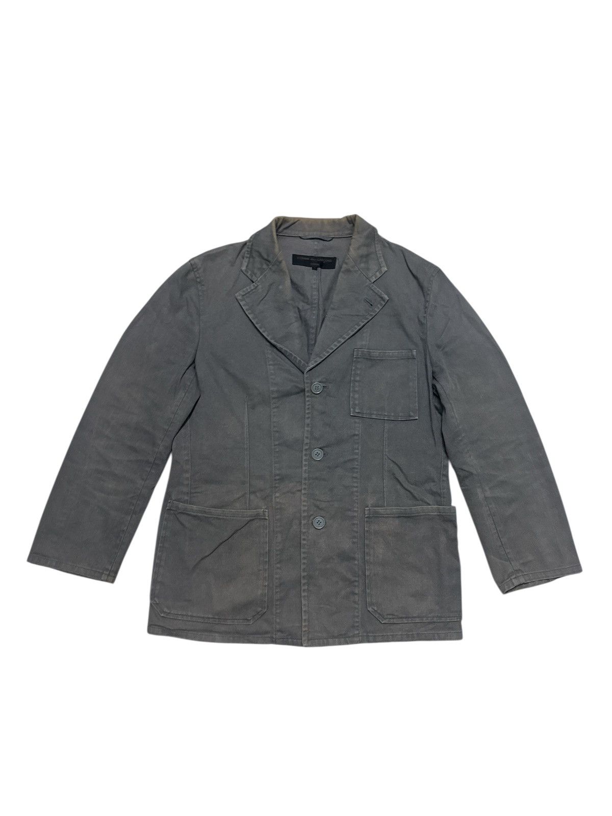 Comme des Garcons Homme COMME DES GARCONS HOMME AD2002 DISTRESSED CHORE JACKET M Size US M / EU 48-50 / 2 - 1 Thumbnail