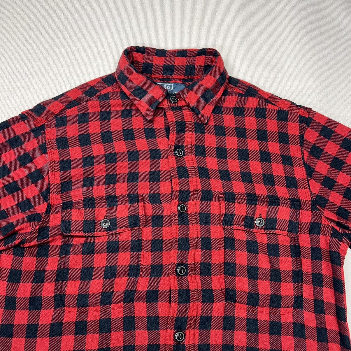 Polo Ralph Lauren Polo Ralph Lauren Shirt Flannel Red Buffalo Plaid Lined Size US S / EU 44-46 / 1 - 3 Thumbnail