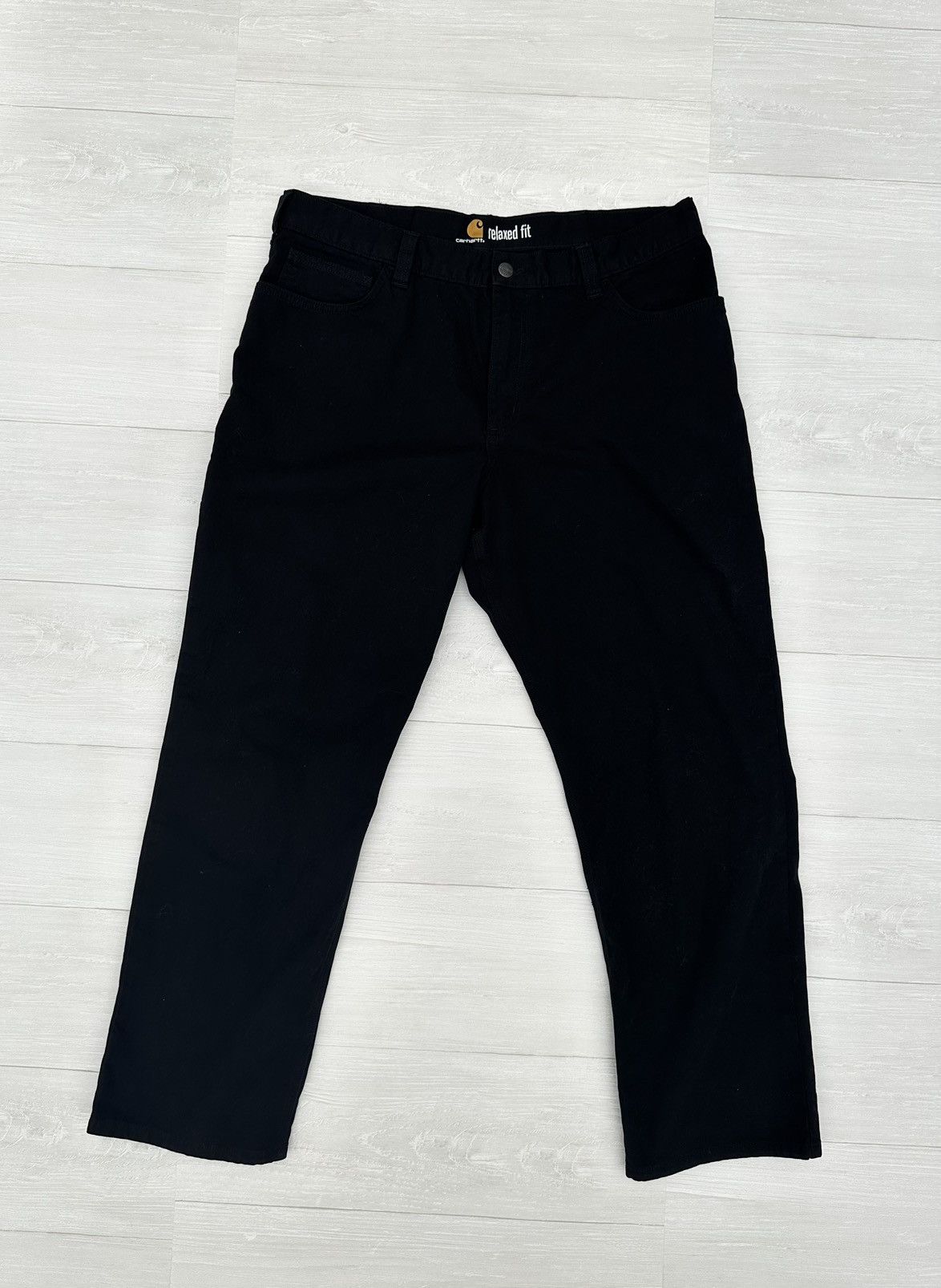 Carhartt Carhartt Black 5 Pocket Denim Jeans Sz. 36 x 30 Patch Size US 36 / EU 52 - 3 Thumbnail