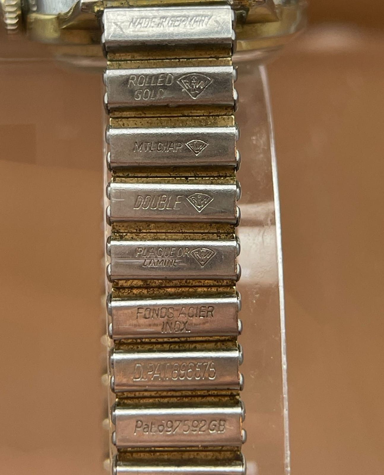 Other Vintage Anker "Diamond tooled" Watch with Fixoflex Bracelet Size ONE SIZE - 6 Thumbnail