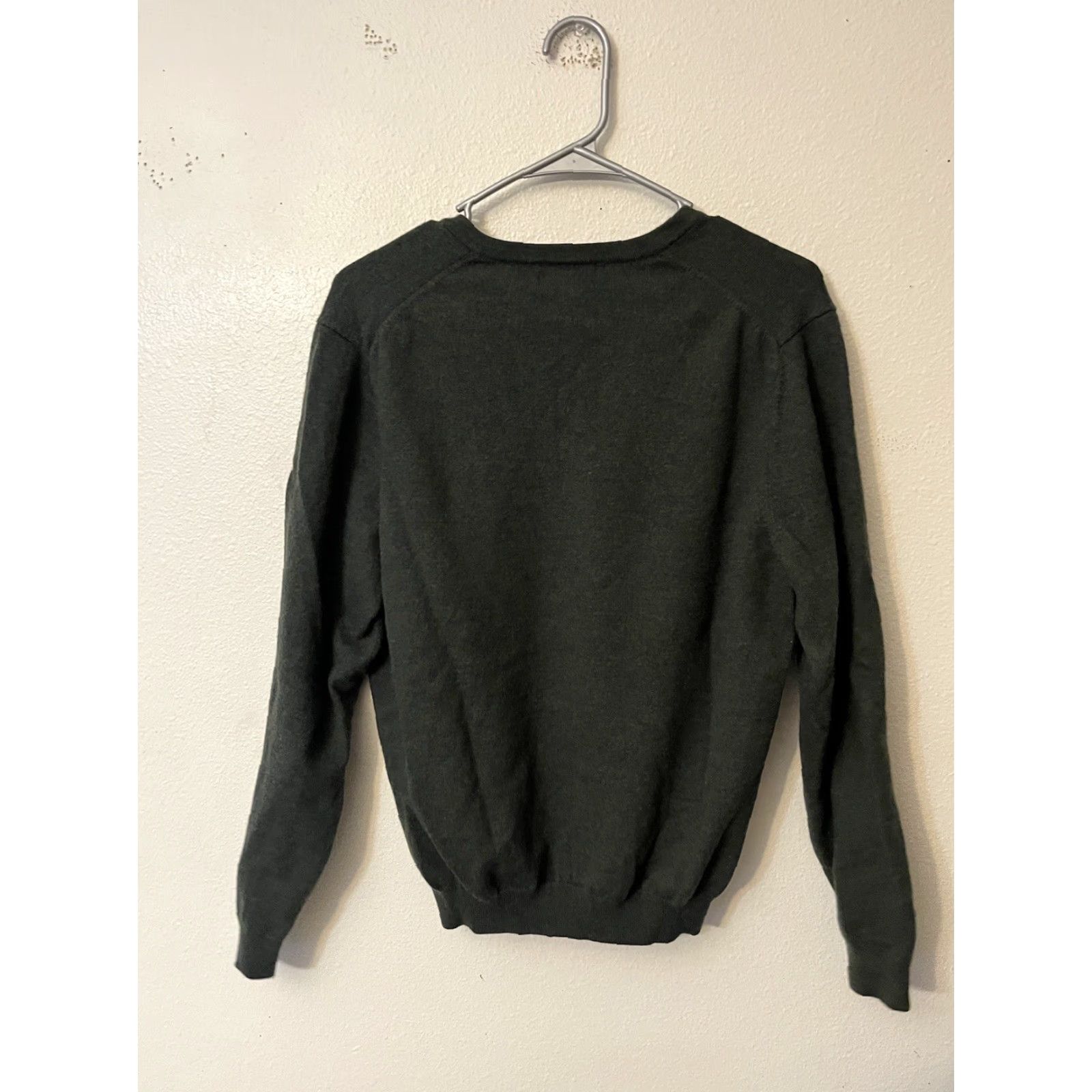 Brooks Brothers Brooks Brothers Sweater Merino Wool Blend V-Neck Mens Large Green Shirt/ Sweater Size US L / EU 52-54 / 3 - 2 Thumbnail