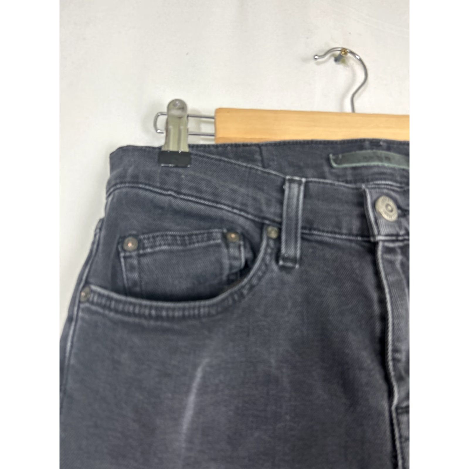 Vintage Joes Jeans Mens Jeans 29x28 Black Straight Narrow Denim Jeans Size US 29 - 5 Thumbnail