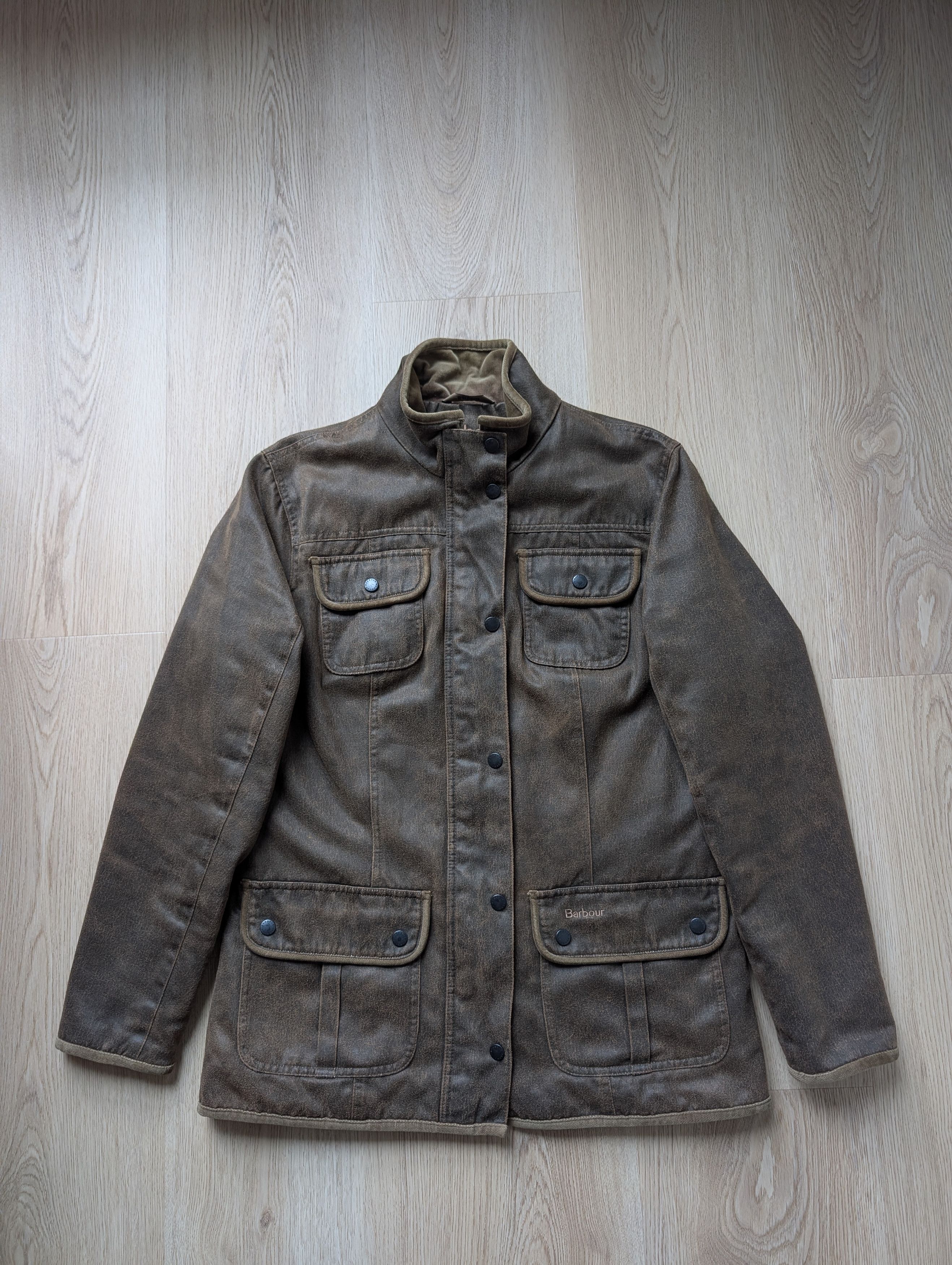 Barbour Barbour L1880 Weather-Worked Utility Waterproof Jacket Size L / US 10 / IT 46 - 1 Thumbnail