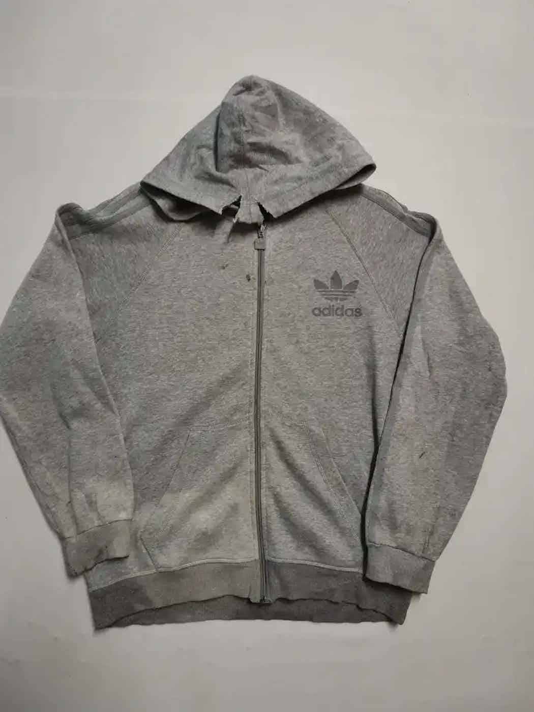 Adidas Vintage Adidas Zipper Hoodie Size US L / EU 52-54 / 3 - 1 Thumbnail