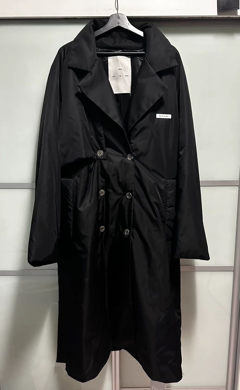Song For The Mute Song For The Mute Black cotton coat Size L / US 10 / IT 46 - 1 Thumbnail