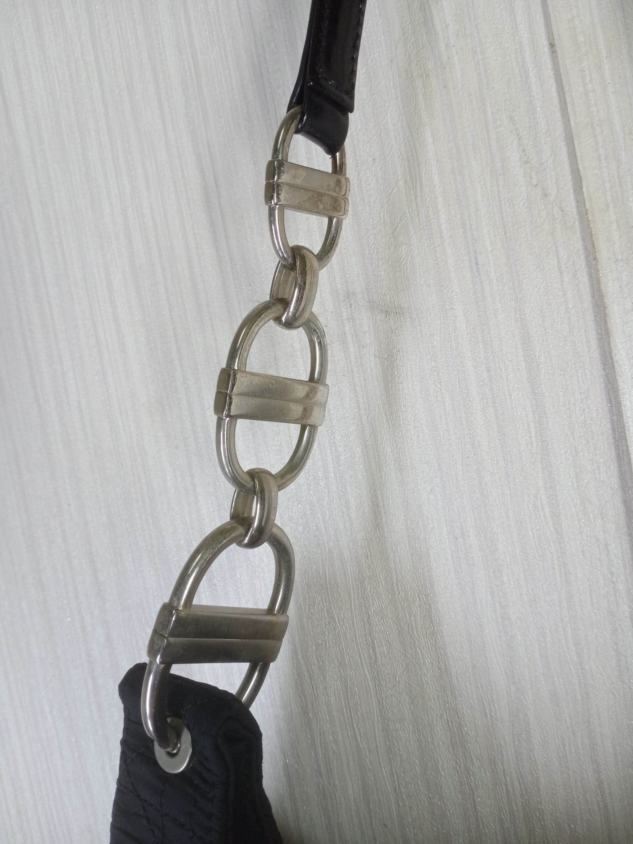 Christian Dior Monsieur Christian Dior One Shoulder RU1927 Black Handbag Size ONE SIZE - 9 Thumbnail