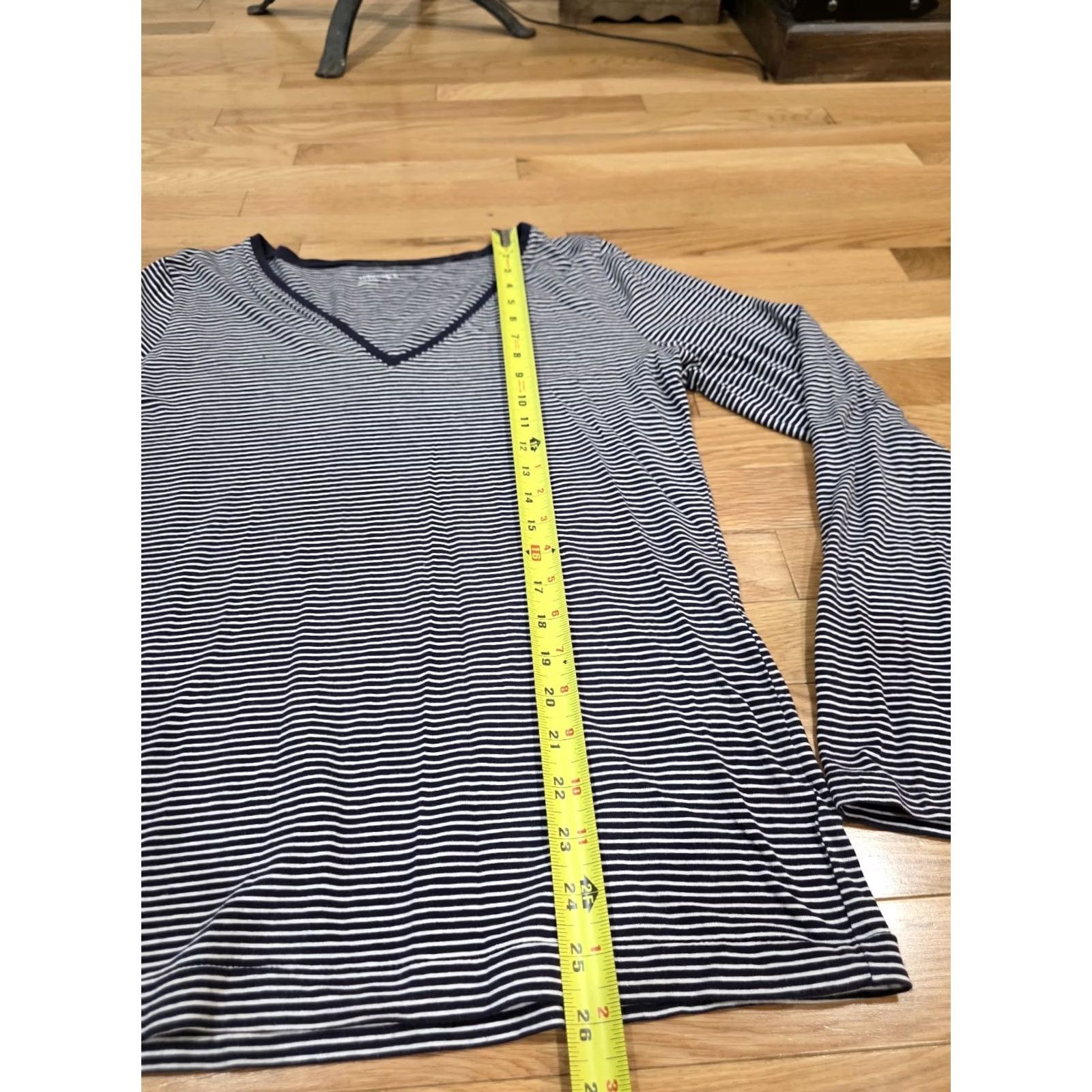 Gap GAP Body Pure Body Nightgown Sleep Shirt Striped XL Navy Blue & White Womens Sleep Shirt Size XL / US 12-14 / IT 48-50 - 7 Thumbnail