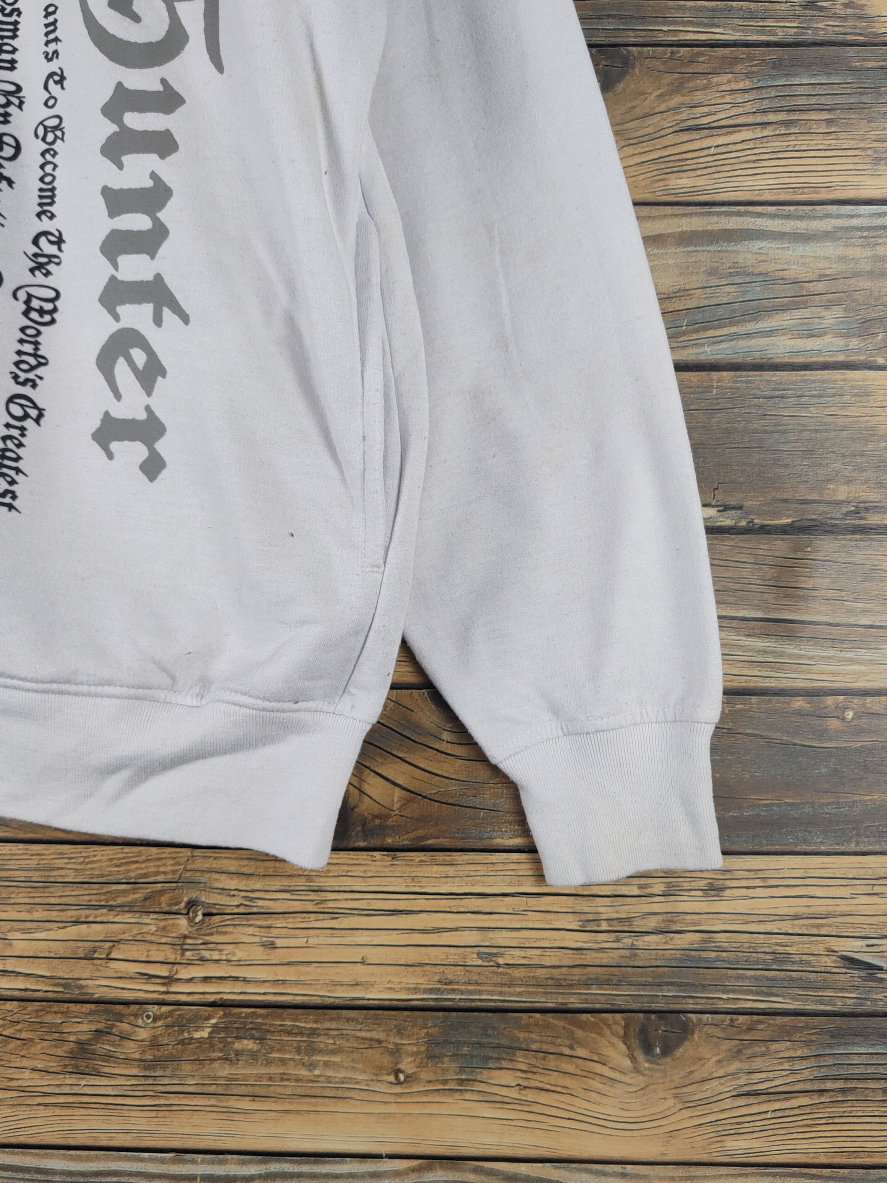 Anime DL One Piece White Zoro Hoodie Sweaters #2143 Size US L / EU 52-54 / 3 - 8 Thumbnail