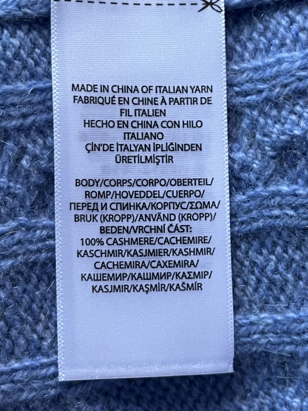 Polo Ralph Lauren Polo Ralph Lauren Cable-Knit Blue Cashmere Sweater Men’s XL Size US XL / EU 56 / 4 - 3 Thumbnail