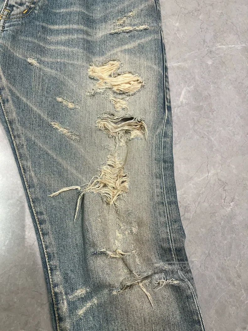 Saint Laurent Paris Saint Laurent Paris Ripped denim jeans Size US 31 - 6 Thumbnail