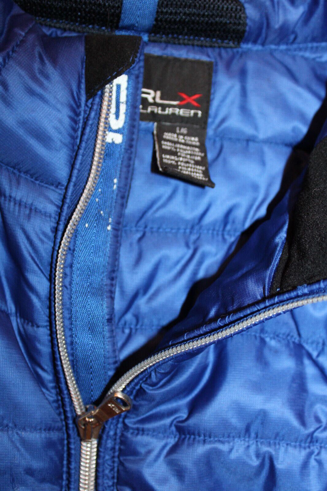 Polo Ralph Lauren RLX Ralph Lauren Mens Quilted Puffer Down Blue Vest Large Size US L / EU 52-54 / 3 - 4 Thumbnail