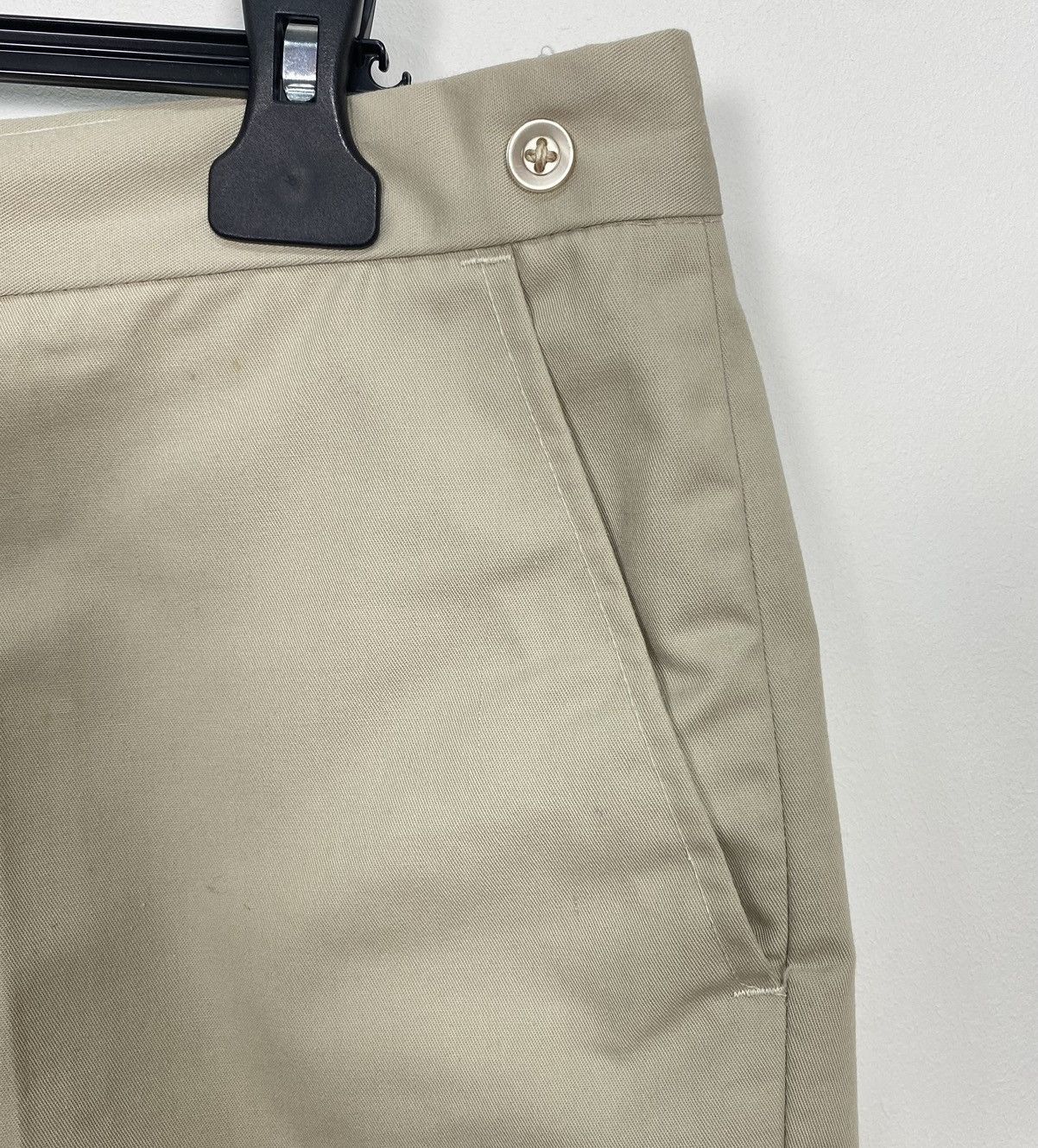 Fred Perry Vintage 80s Fred Perry Tennis Shorts Made in Hong Kong Beige Size US 42 / EU 58 - 2 Thumbnail