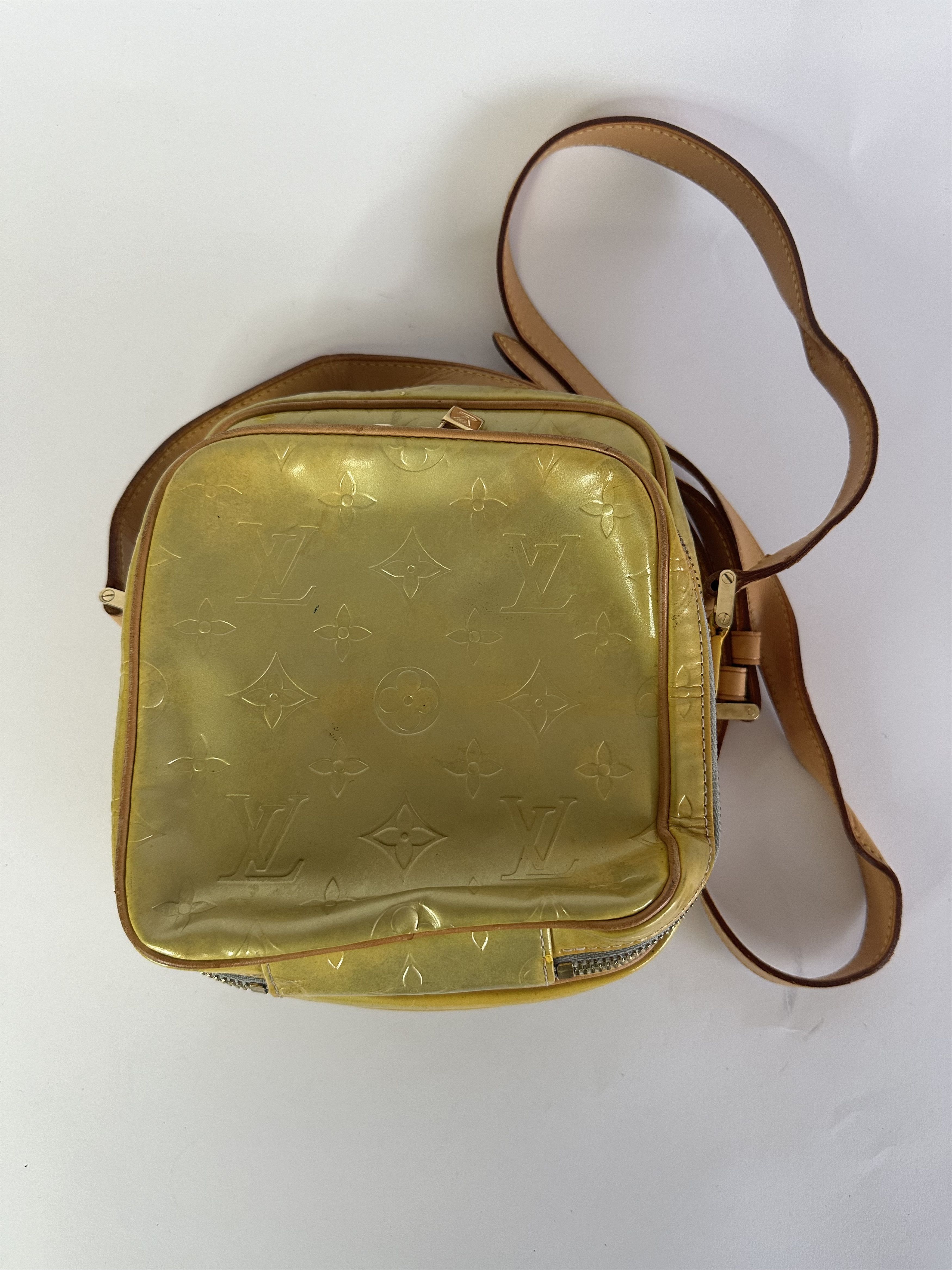 Louis Vuitton LOUIS VUITTON Vernis Wooster yellow Size ONE SIZE - 1 Thumbnail