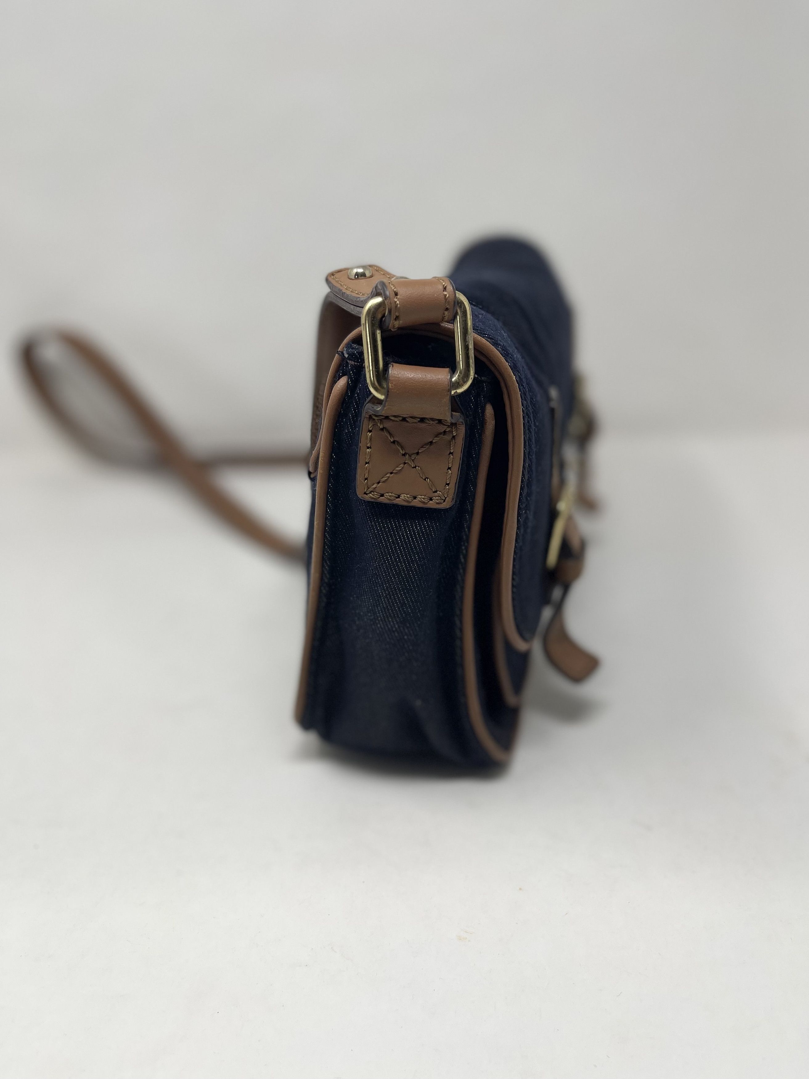 Japanese Brand Kate Spade New York Denim Leather - Trim Cross body Bag Size ONE SIZE - 4 Thumbnail