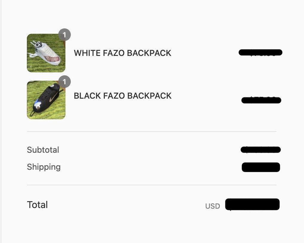 Imran Potato Imran Potato’s PERSONAL SAMPLE Fazo Pack AF1 backpack white Size ONE SIZE - 8 Thumbnail