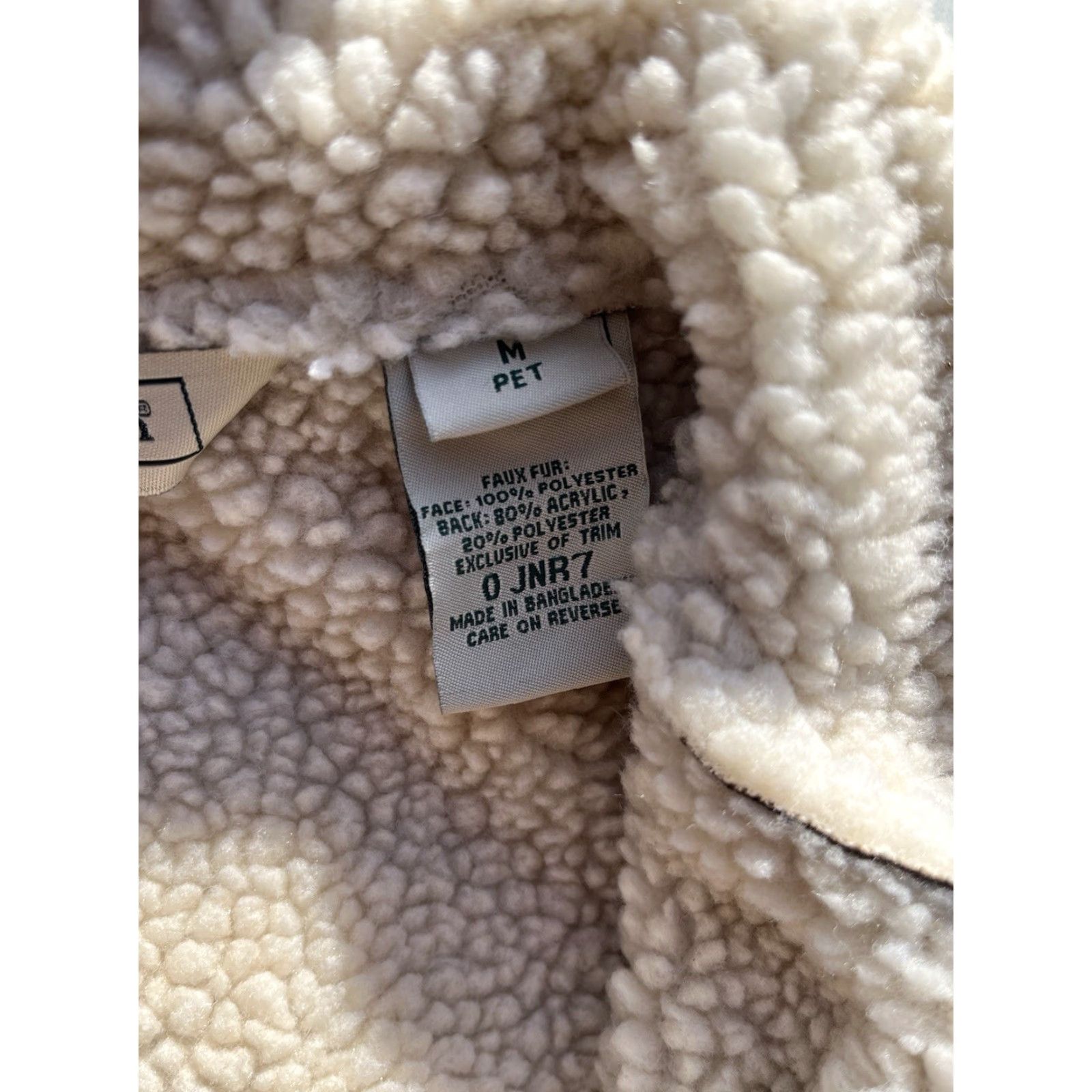 Vintage VINTAGE L.L. Bean Jacket Women Petite Medium Brown Sherpa Hippie Boho Music 60s Womens Size M / US 6-8 / IT 42-44 - 3 Thumbnail
