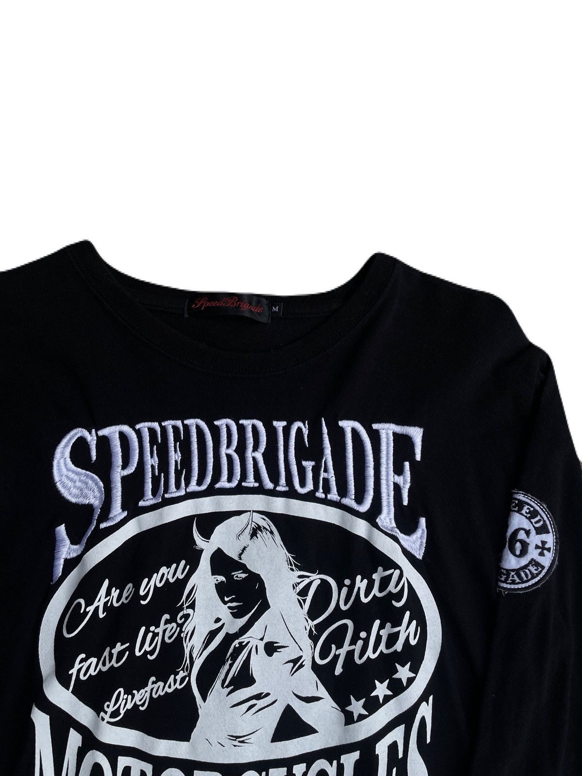 If Six Was Nine 2000s Japanese archive Demon girl Long Sleeve Tee Vkei Y2K Size US S / EU 44-46 / 1 - 6 Thumbnail