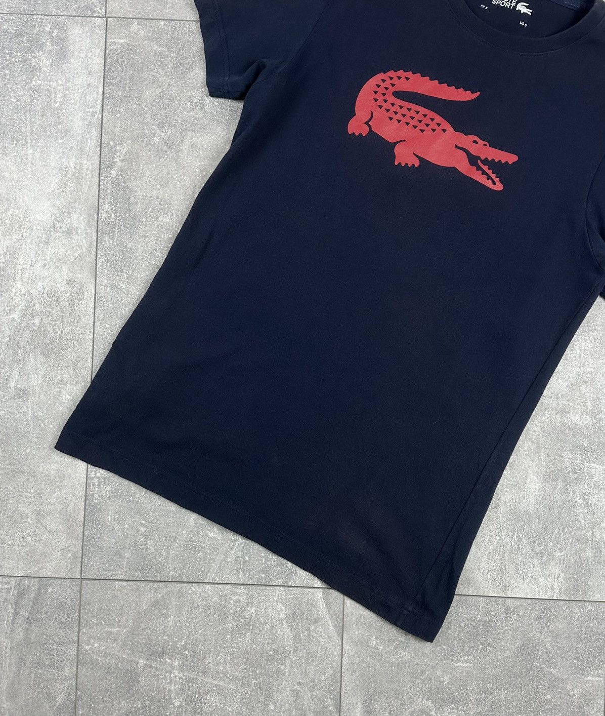 Lacoste Lacoste Mens Overprint Logo T-Shirt Size US S / EU 44-46 / 1 - 7 Thumbnail