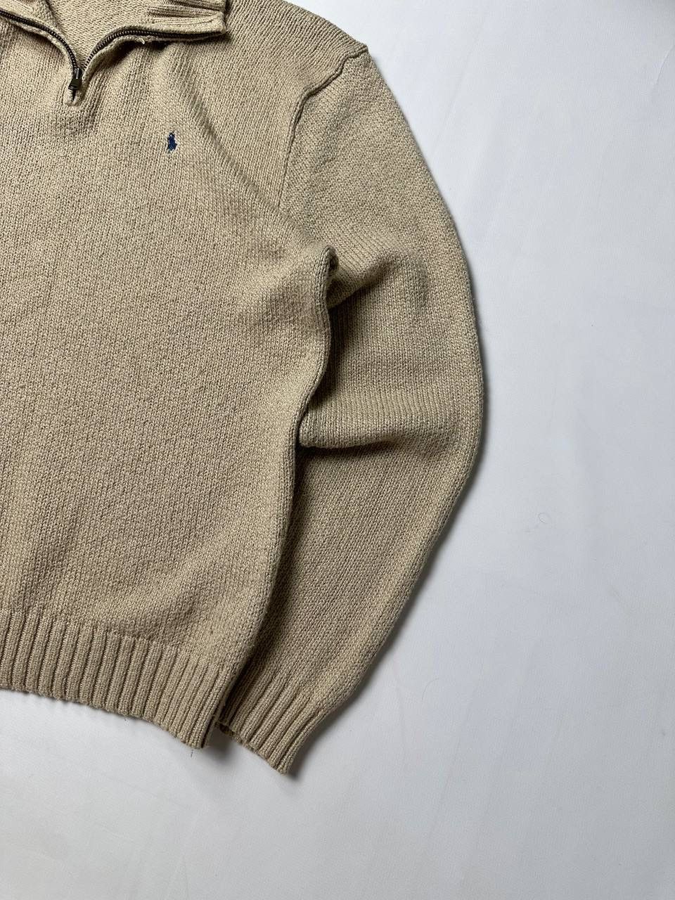 Polo Ralph Lauren 90s USA Polo Ralph Lauren Vintage Knite Sweater 1/3 Zip Size US L / EU 52-54 / 3 - 4 Thumbnail