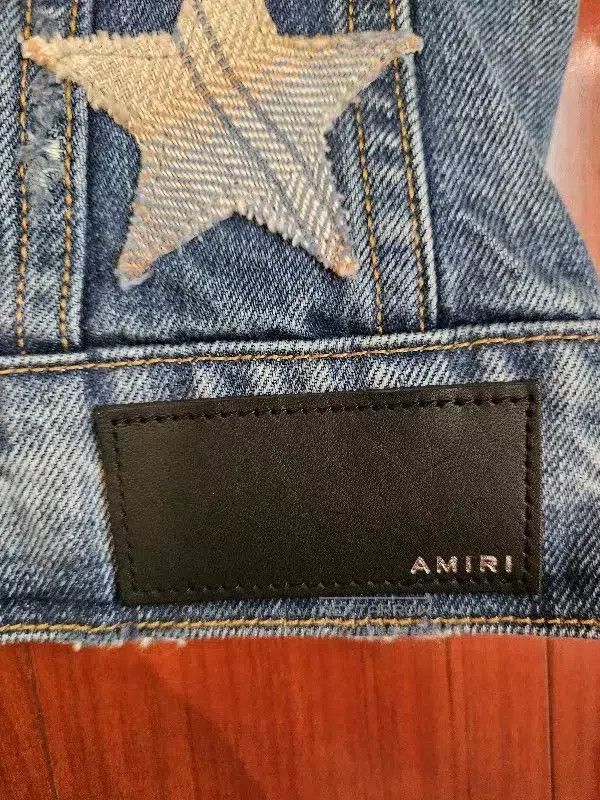Amiri Amiri Size M Star co-branded denim jacket Size US M / EU 48-50 / 2 - 5 Thumbnail