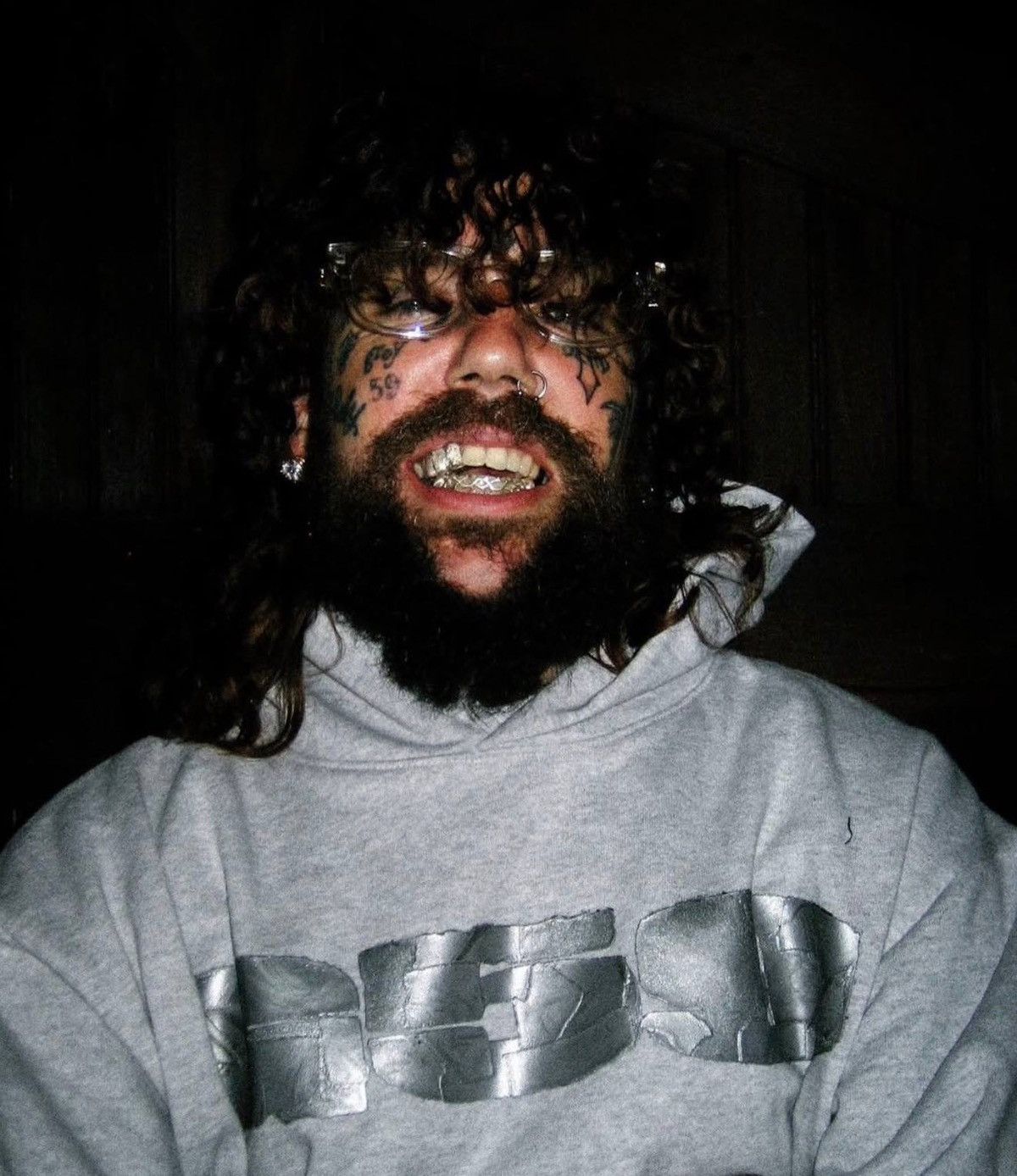 G59 Records $uicideboy$ x Ass Pizza G59 Duct Tape Hoodie Size US L / EU 52-54 / 3 - 4 Thumbnail