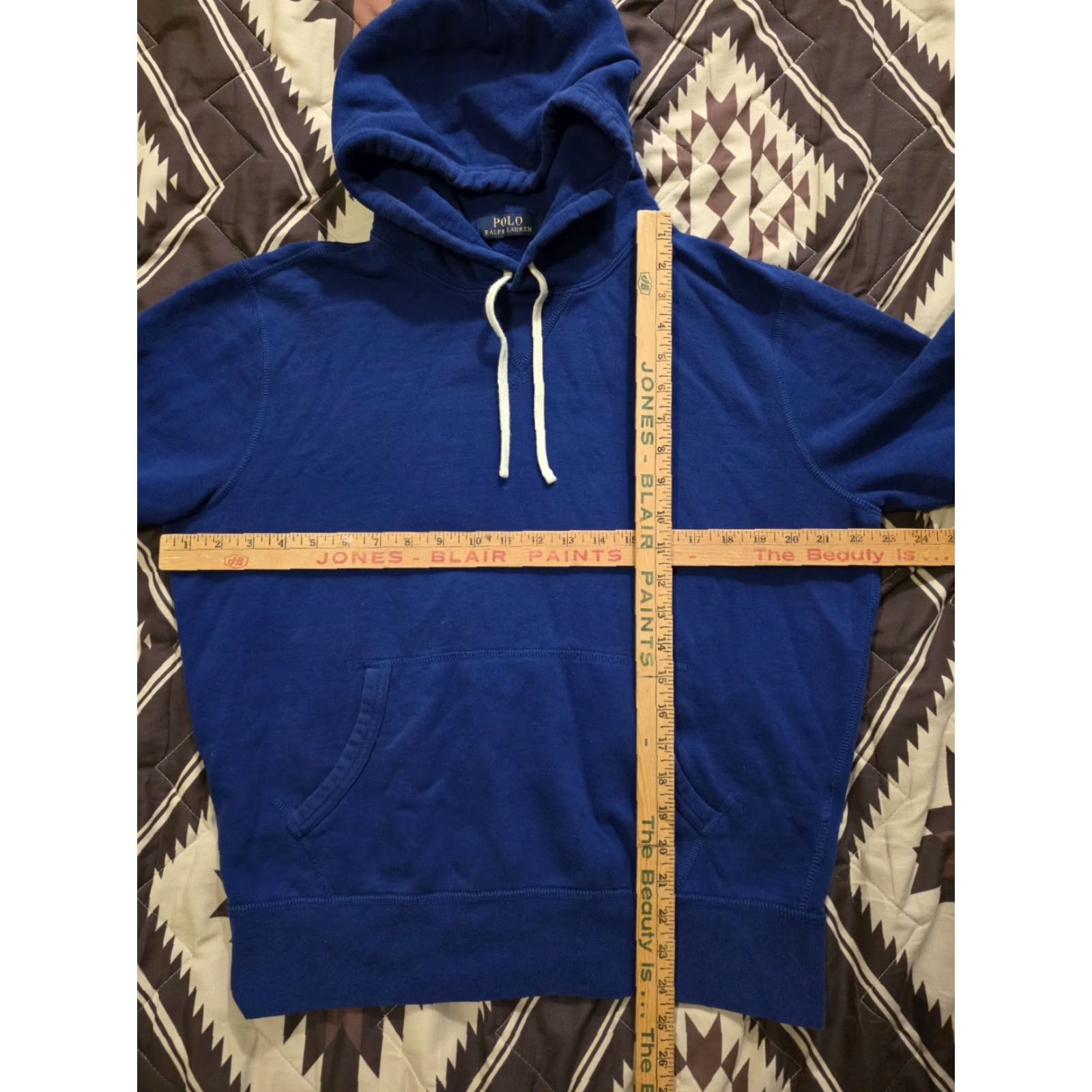 Polo Ralph Lauren Polo Ralph Lauren Pullover Hoodie Boxy Adult Medium Royal Blue w/ Red Pony Size US M / EU 48-50 / 2 - 6 Thumbnail