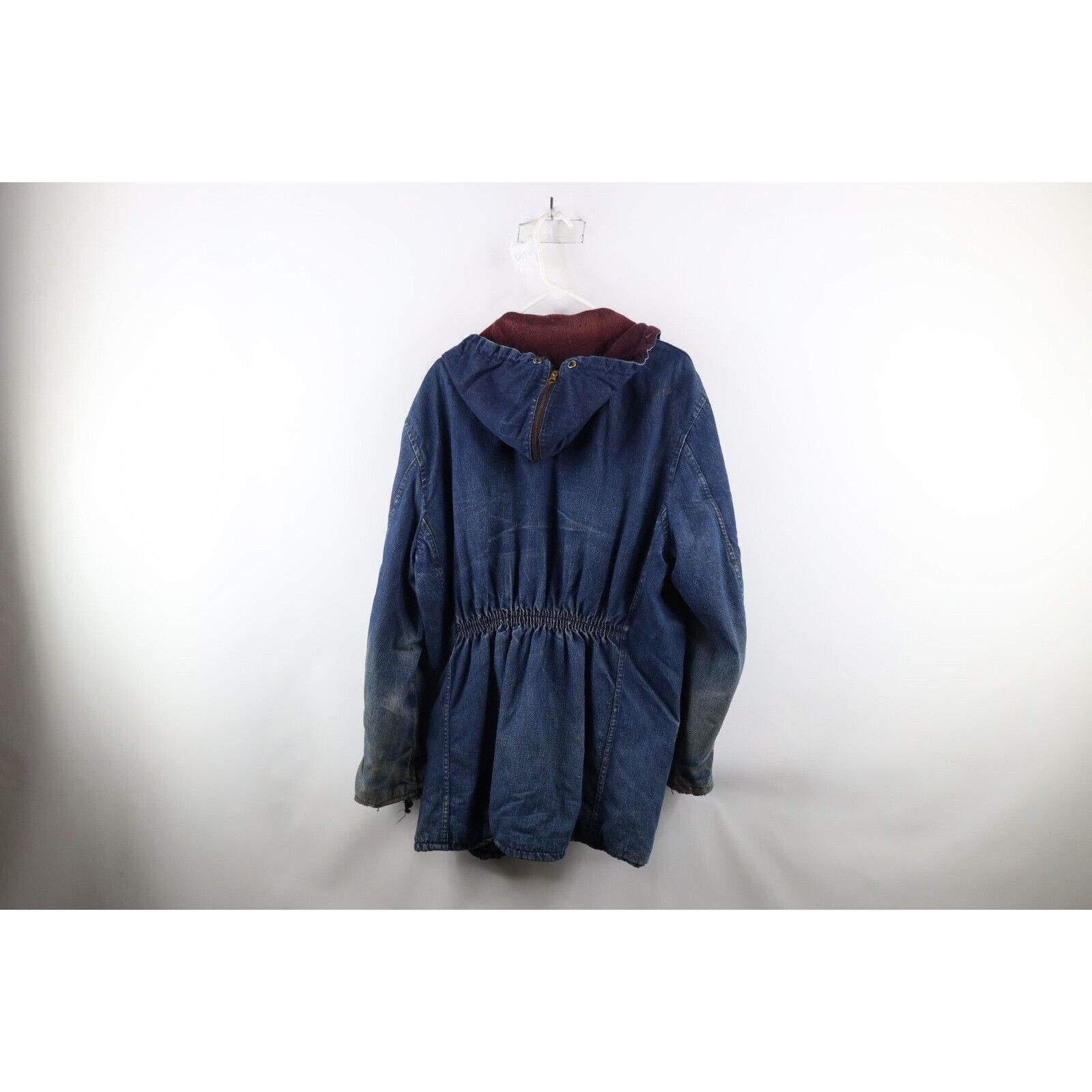 Vintage Vintage 50s Montgomery Ward Blanket Lined Denim Jacket Size US XL / EU 56 / 4 - 17 Thumbnail