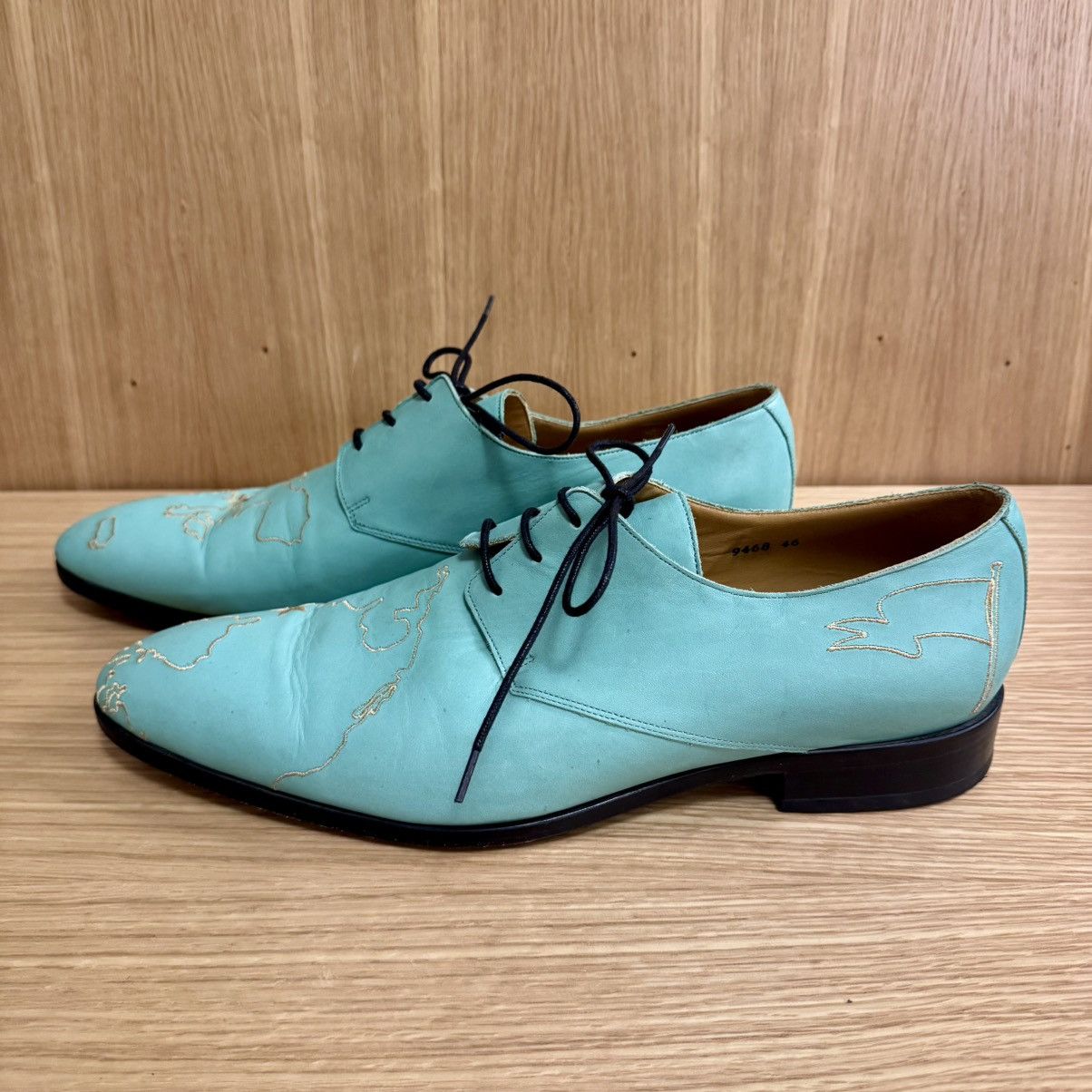 Other Mascolori x Hotel New York Limited Edition Mint Green Derby Size US 12 / EU 45 - 7 Thumbnail