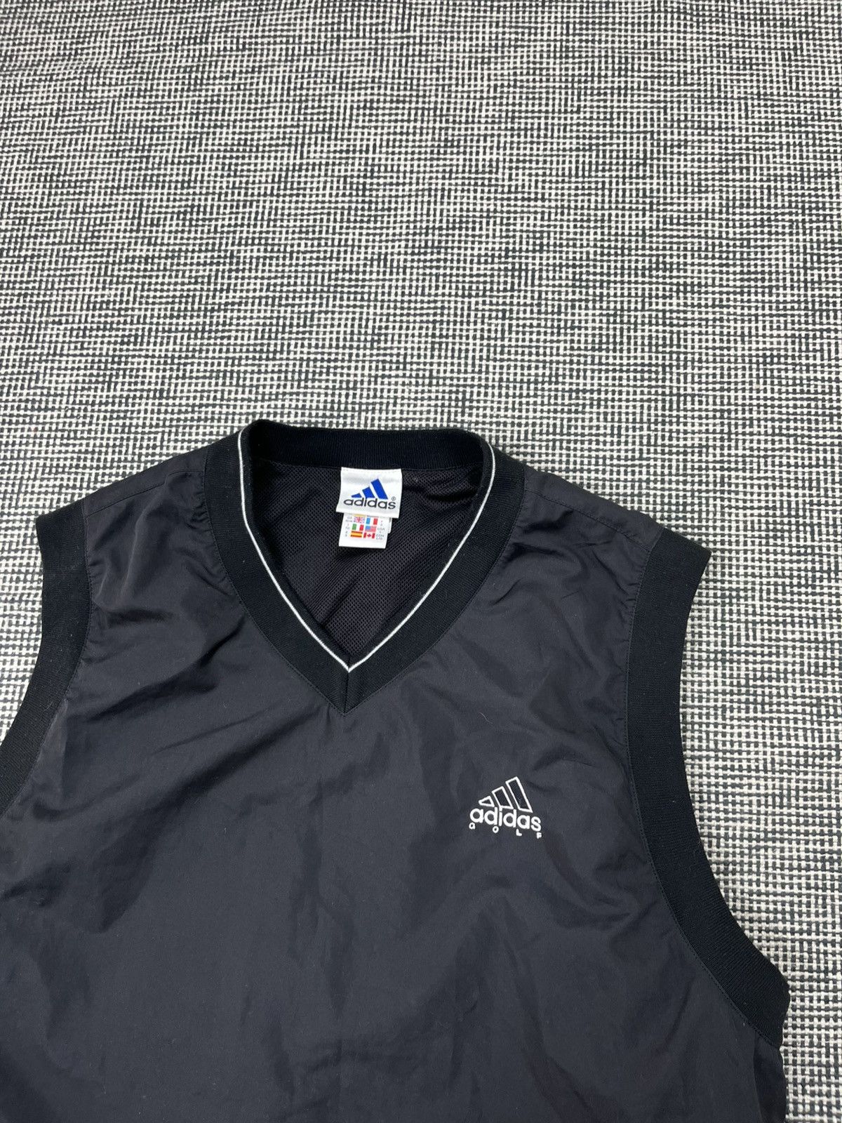 Adidas × Vintage 90s adidas golf old money vest nylon jacket streetwear Size US L / EU 52-54 / 3 - 3 Thumbnail