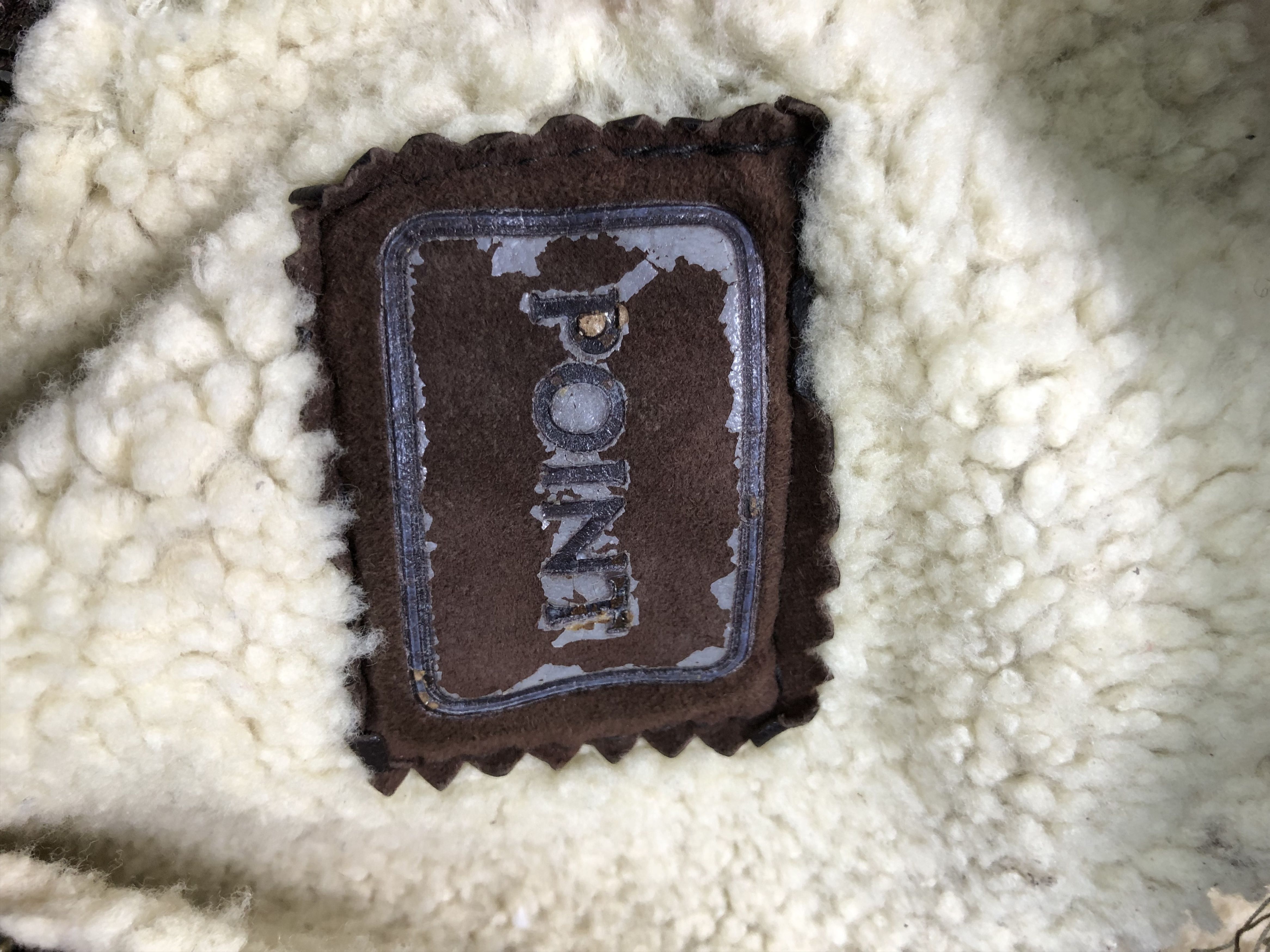 Vintage RARE🔥80’S POINT B3 SHEARLING SHEEPSKIN AVIATOR TURKEY MADE Size US L / EU 52-54 / 3 - 18 Thumbnail