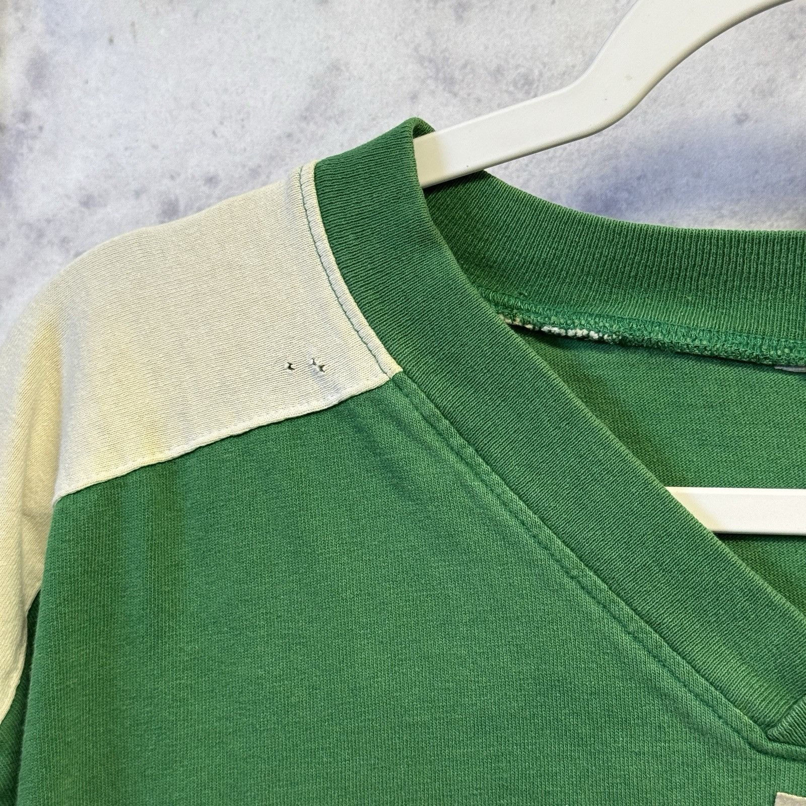 Vintage Vintage Franklin Sports Shirt Mens XXL 24.5x27.5 Green V Nec Size US XXL / EU 58 / 5 - 4 Thumbnail