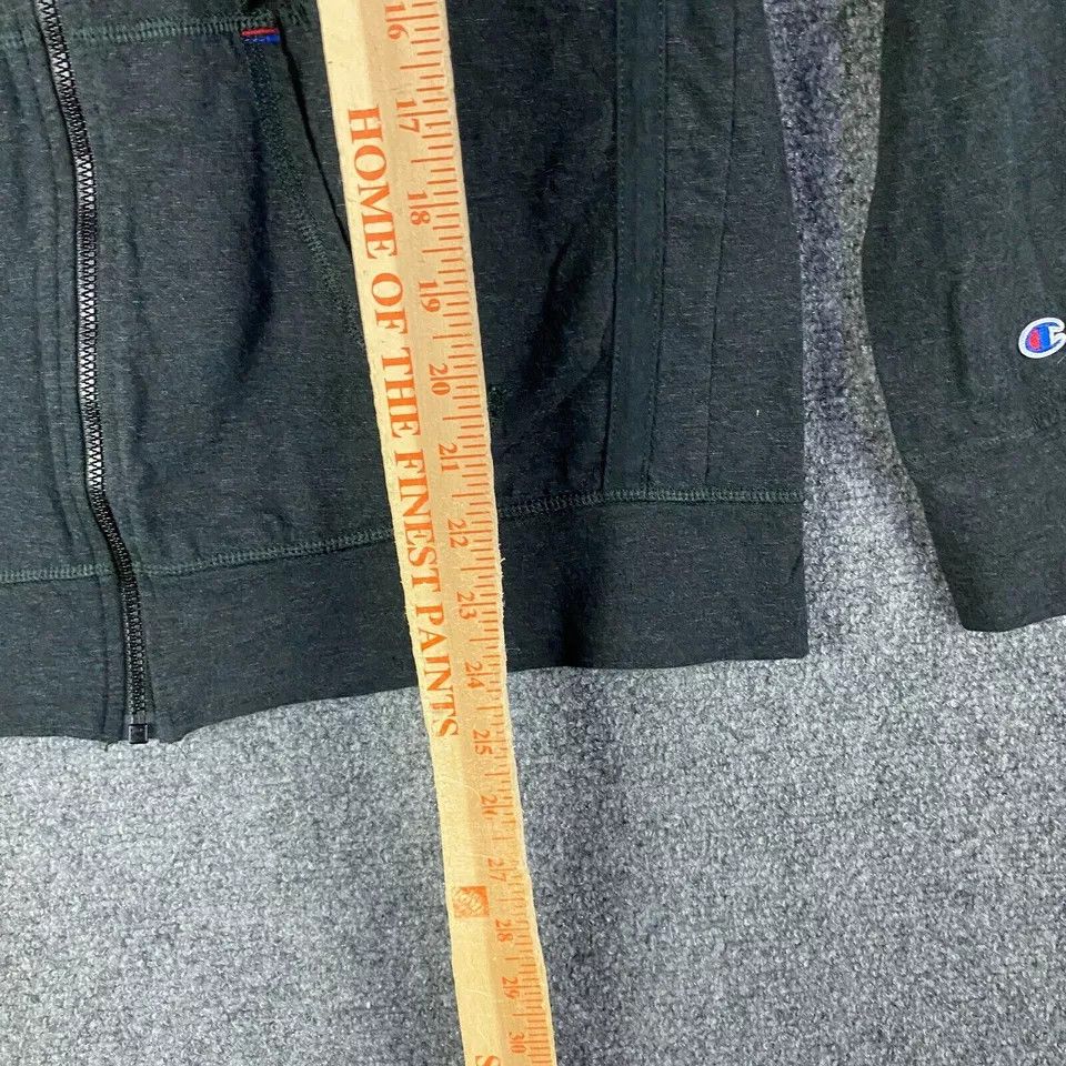 Champion Champion Hoodie Women's Small Full Zip Cotton Blend Gray S Size S / US 4 / IT 40 - 5 Thumbnail