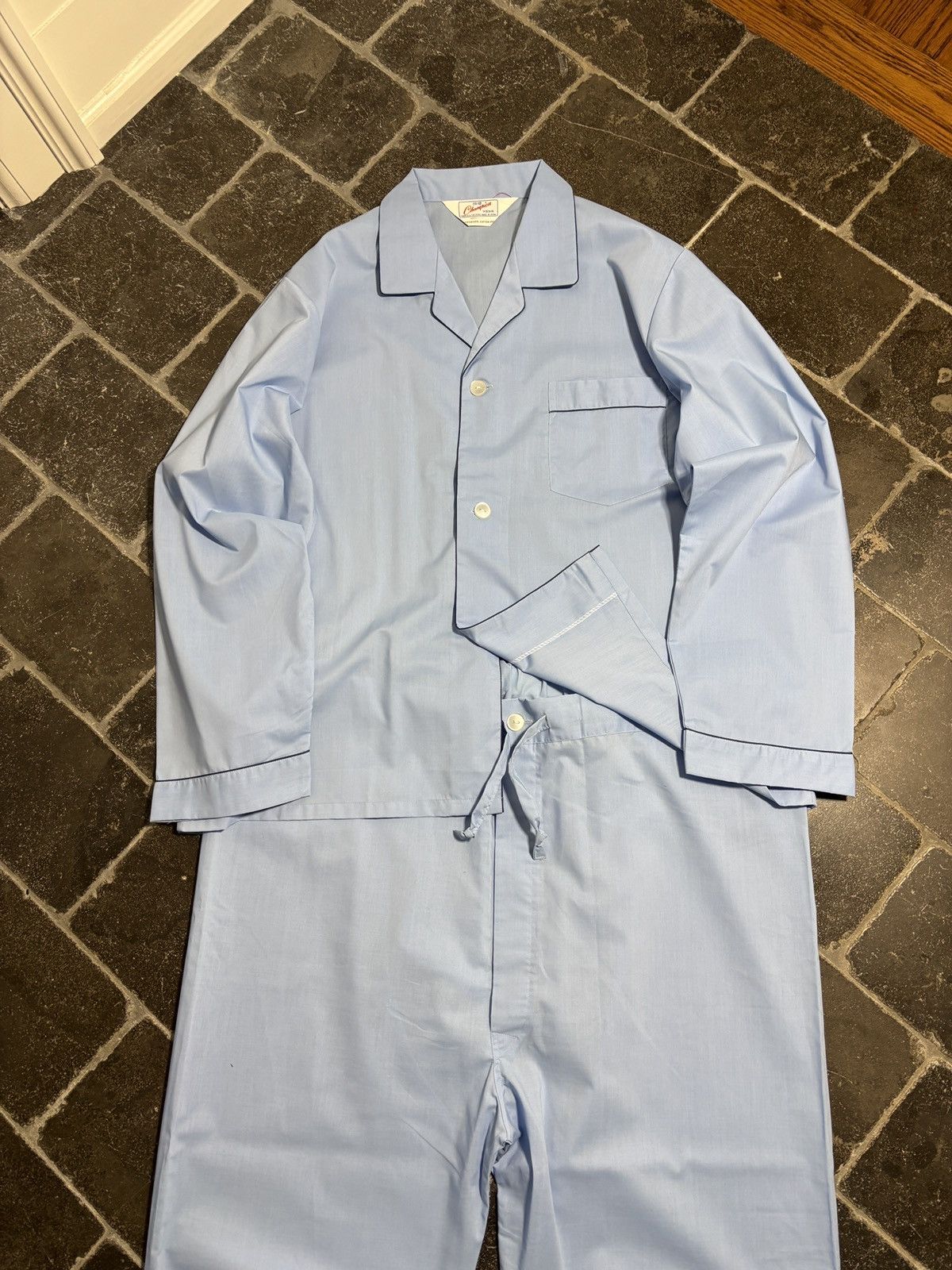 Champion 1970s Champion Pyjamas True Vintage Two Piece Matching PJs Size US 36 / EU 52 - 3 Thumbnail