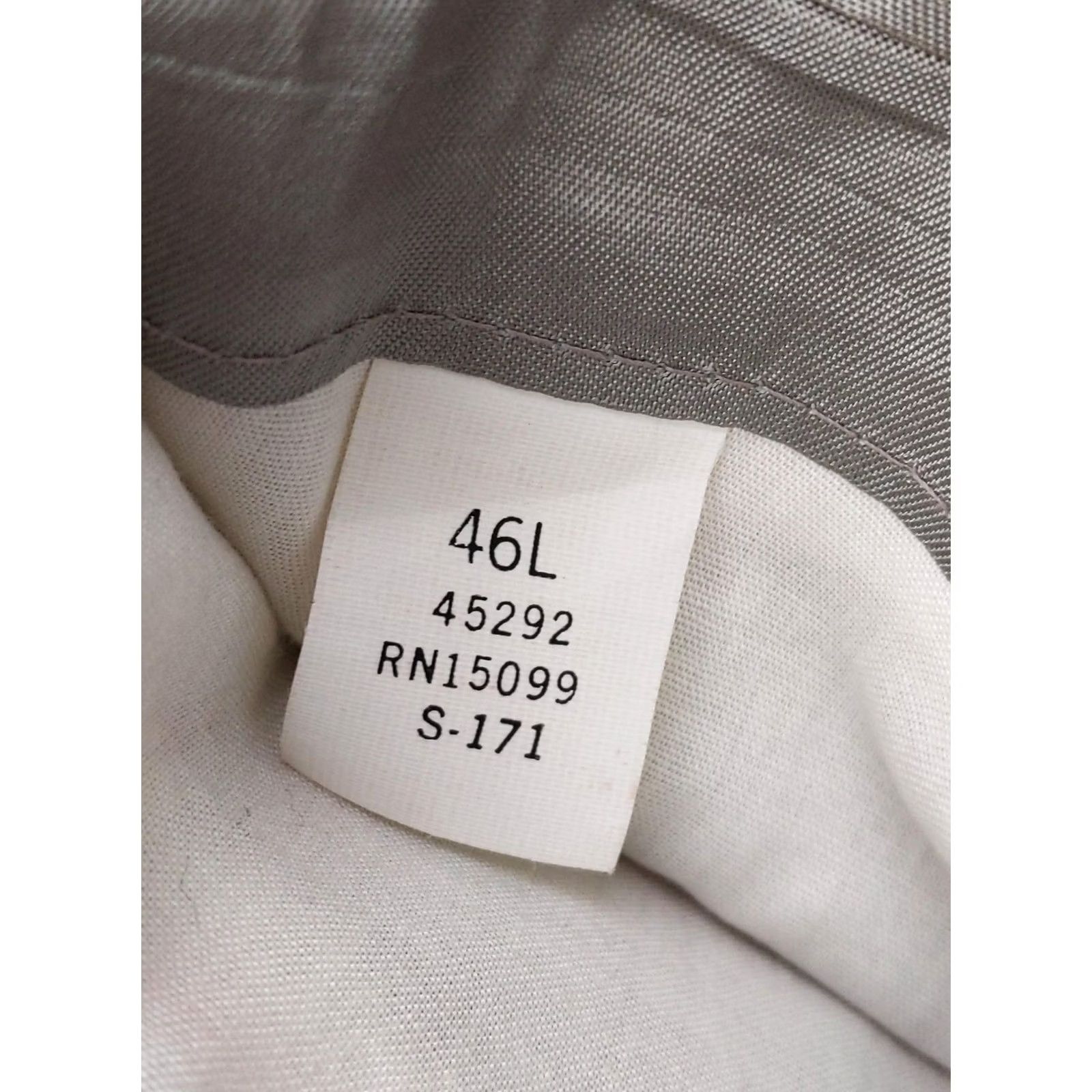 Doublet Oakton Ltd Blazer Jacket Sport Coat Mens 46 Long Gray Check Double Breasted Size 46R - 7 Thumbnail