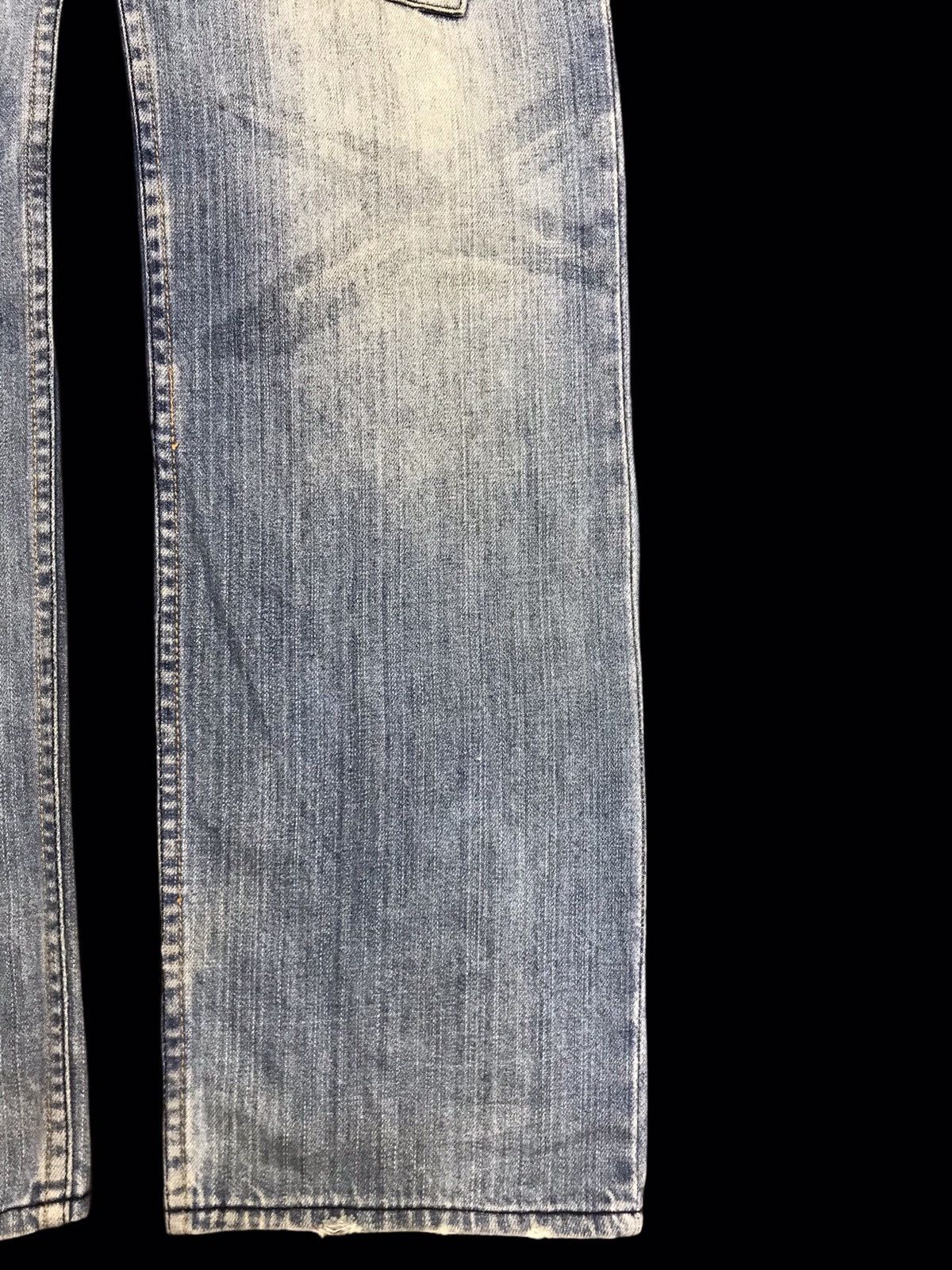 Japanese Brand 💥AVANT GARDE💥Root Three Unfinished Edge Style Denim F341 Size US 33 - 9 Thumbnail