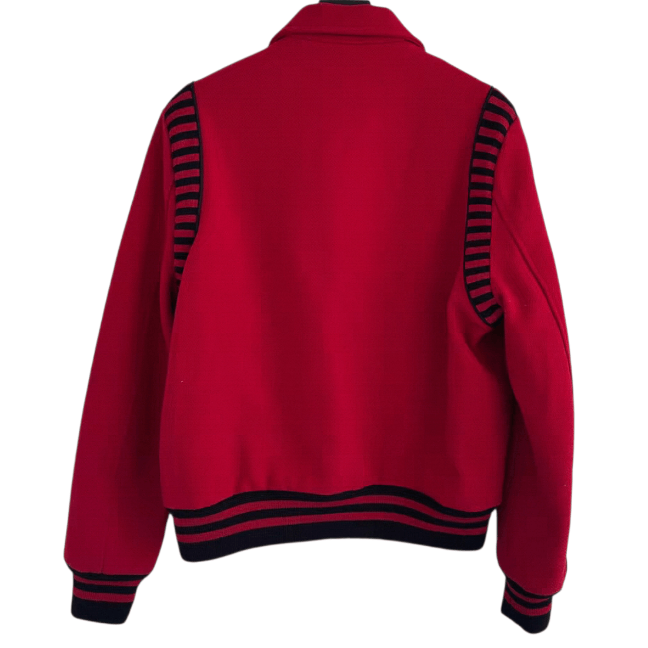 Saint Laurent Paris Saint Laurent FW16 Ray Striped Red Teddy Jacket Size US M / EU 48-50 / 2 - 2 Thumbnail