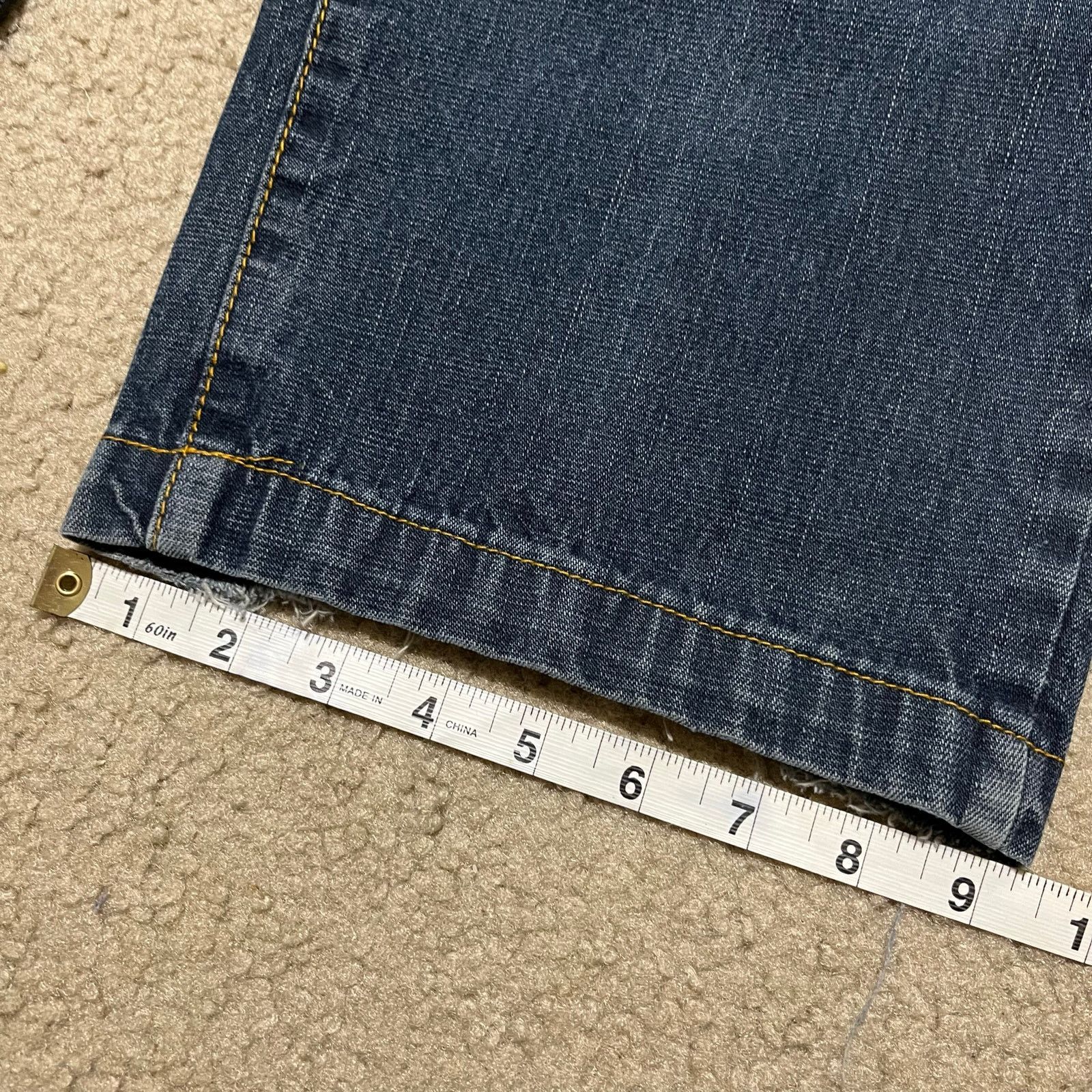 Brooklyn Xpress Brooklyn Xpress Y2K Baggy Skater Embroidered Faded Jeans Size US 38 / EU 54 - 6 Thumbnail