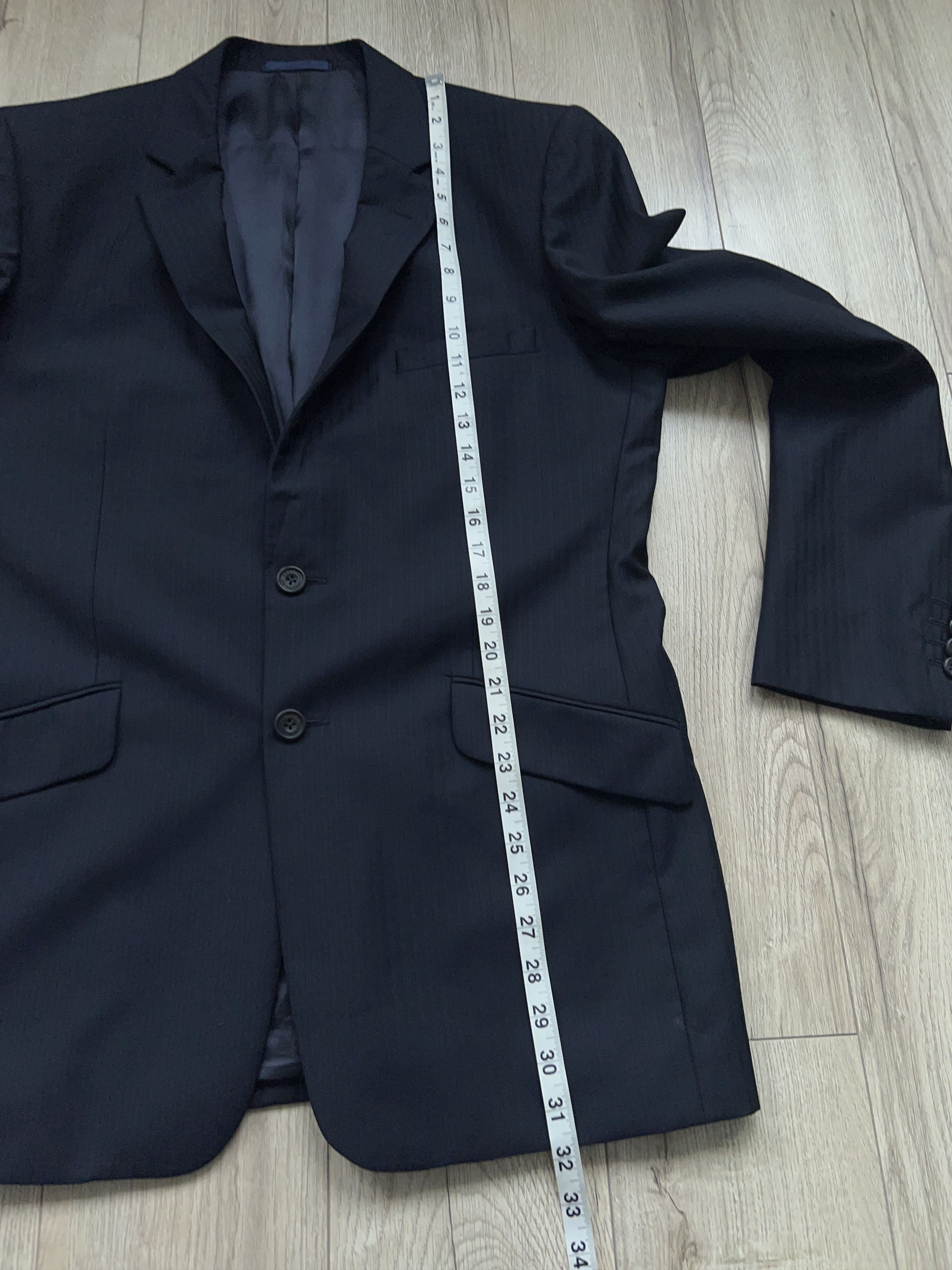 Aquascutum × Designer London Suit 2 Piece Blazer Sport Coat Pants Trousers 42L 52L Size 42L - 8 Thumbnail