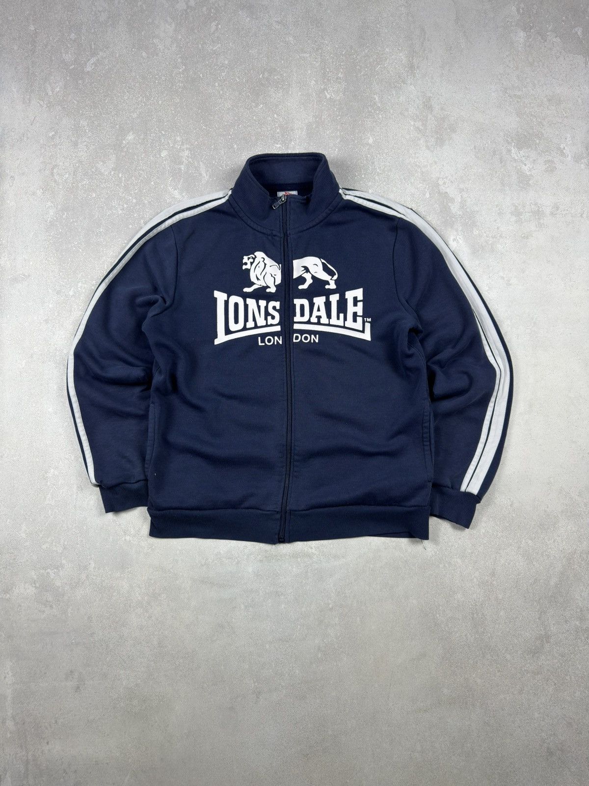 Lonsdale Vintage Lonsdale London 00s Zip Sweatshirt Big Logo Size US S / EU 44-46 / 1 - 1 Thumbnail