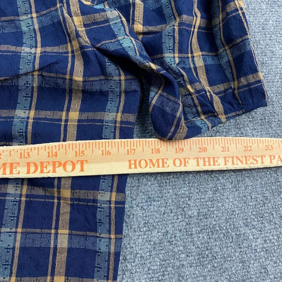 Madewell Madewell Top Women's Small Blue Madras Short Sleeve Crop S Size S / US 4 / IT 40 - 4 Thumbnail