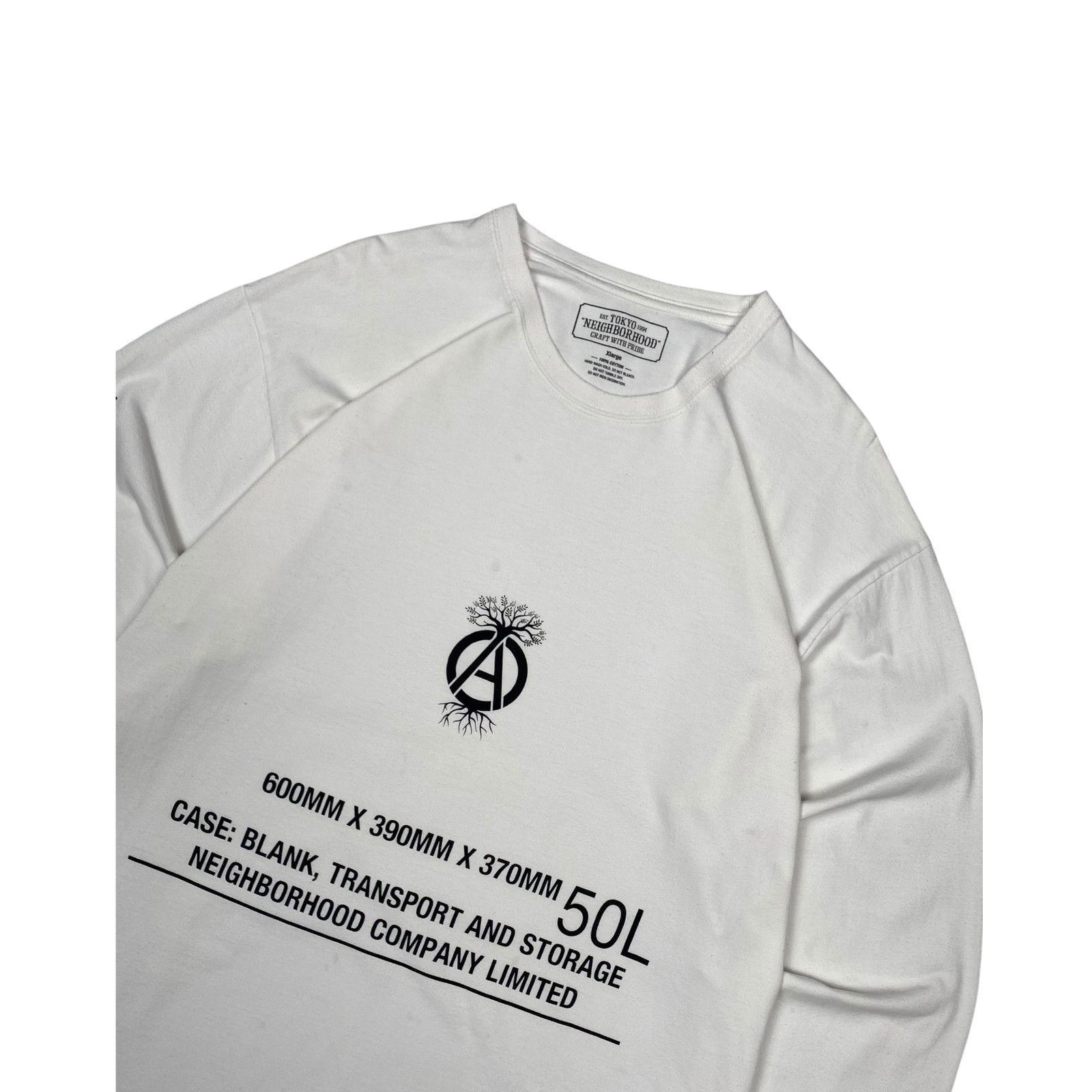Neighborhood Neighborhood White Longsleeve Size US XL / EU 56 / 4 - 3 Thumbnail