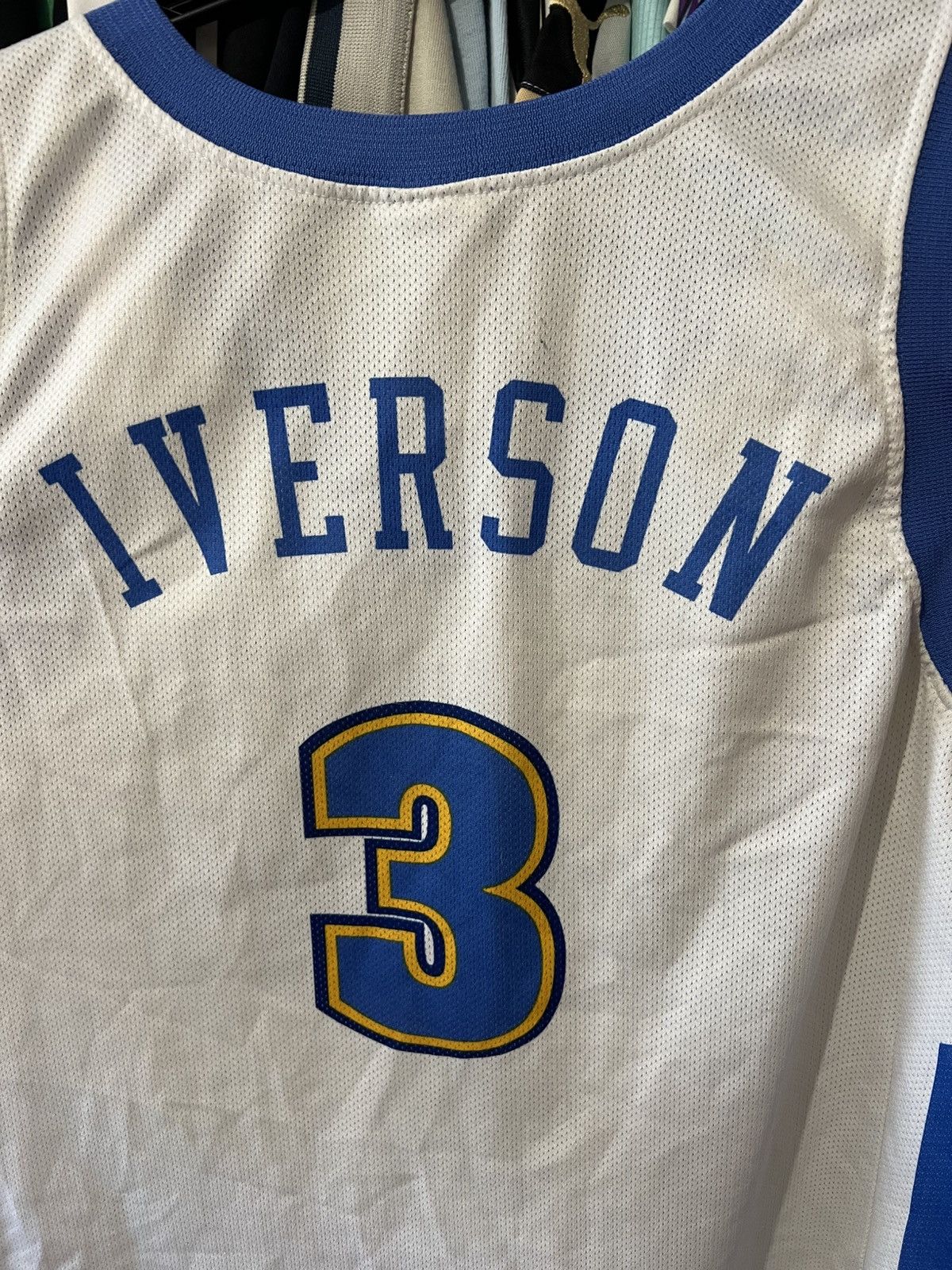 NBA CHAMPION NBA DENVER NUGGETS #3 ALLEN IVERSON HOME JERSEY Size US L / EU 52-54 / 3 - 11 Thumbnail