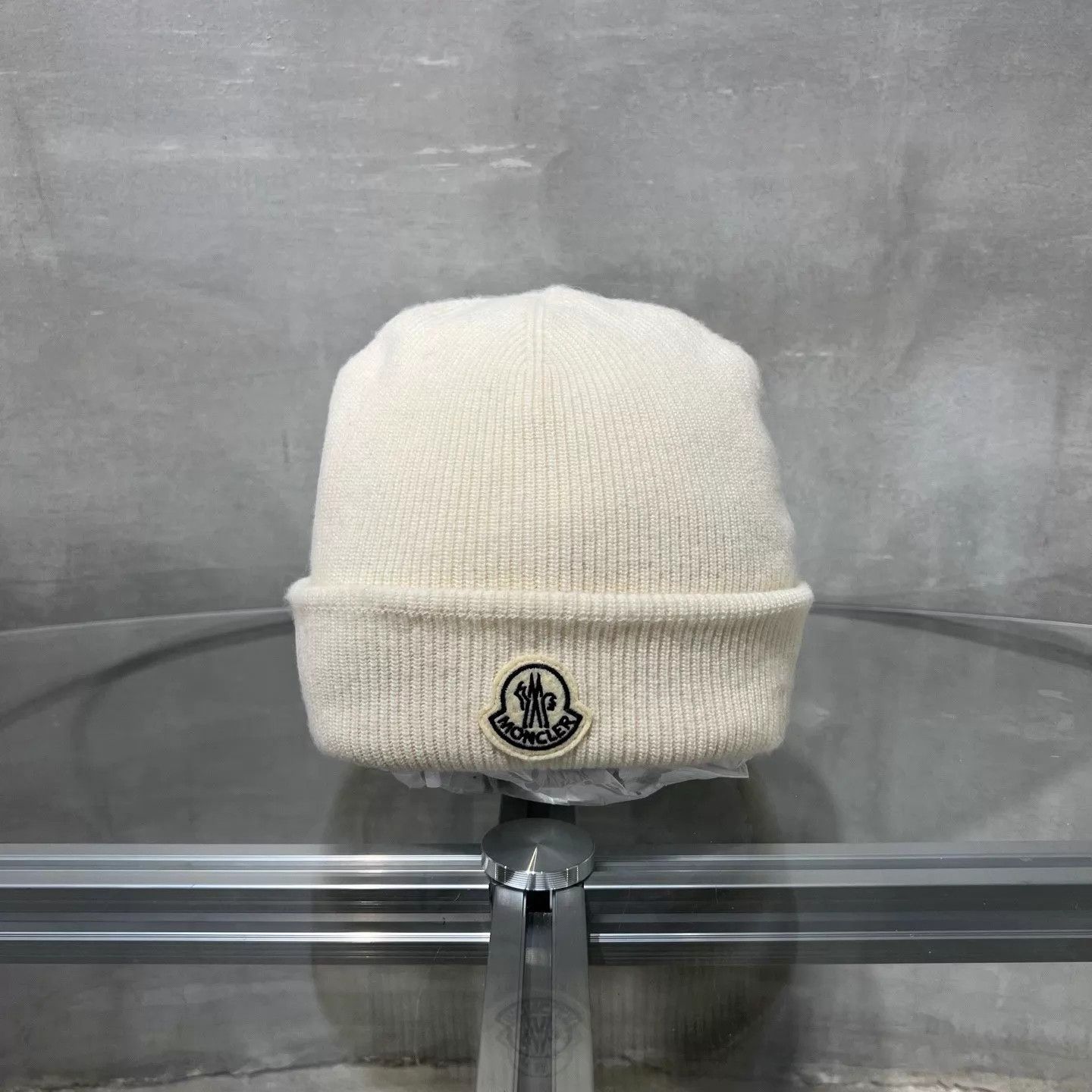 Moncler Moncler x Frgmt Embroidered Beanie New DY9435 Size ONE SIZE - 1 Thumbnail